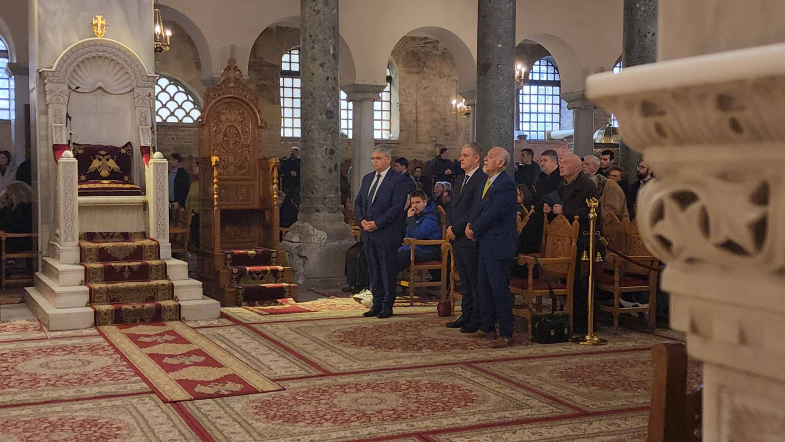 Παρουσία του Δημήτρη Νατσιού, στον Ι.Ν. Αγίου Δημητρίου Θεσσαλονίκης για την Κυριακή της Ορθοδοξίας