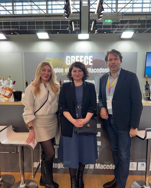 Η Περιφέρεια Κεντρικής Μακεδονίας στη Διεθνή Έκθεση Οίνου και Ποτών Prowein 2026