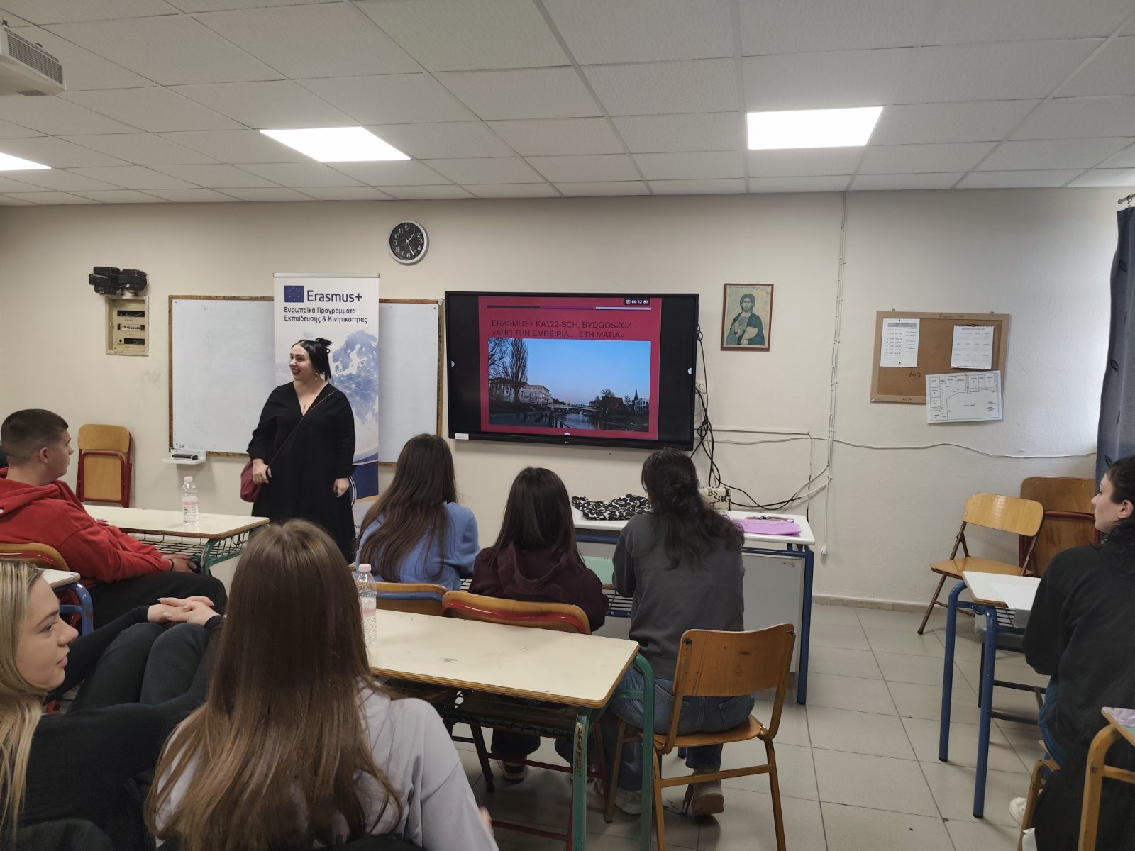 Διάχυση αποτελεσμάτων προγράμματος Erasmus+ στο Γενικό Λύκειο Καλής