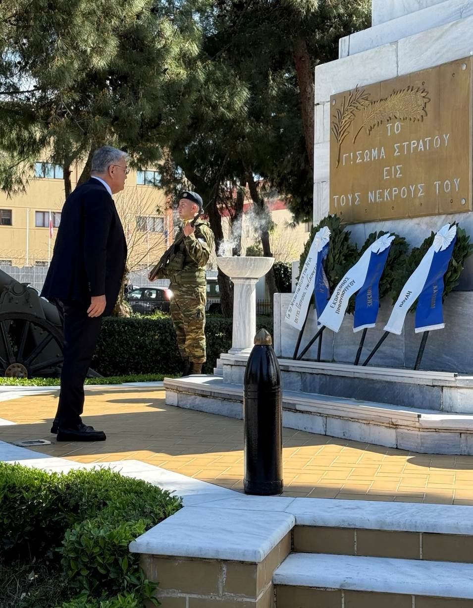 Παρουσία του Προέδρου της ΝΙΚΗΣ Δημήτρη Νατσιού, στη μαθητική παρέλαση της Θεσσαλονίκης για την Εθνική Επέτειο της 25ης Μαρτίου