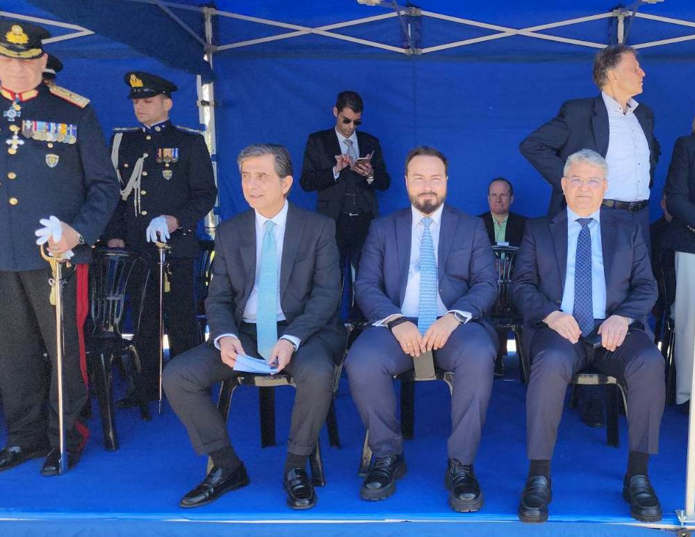 Παρουσία του Προέδρου της ΝΙΚΗΣ Δημήτρη Νατσιού, στη μαθητική παρέλαση της Θεσσαλονίκης για την Εθνική Επέτειο της 25ης Μαρτίου