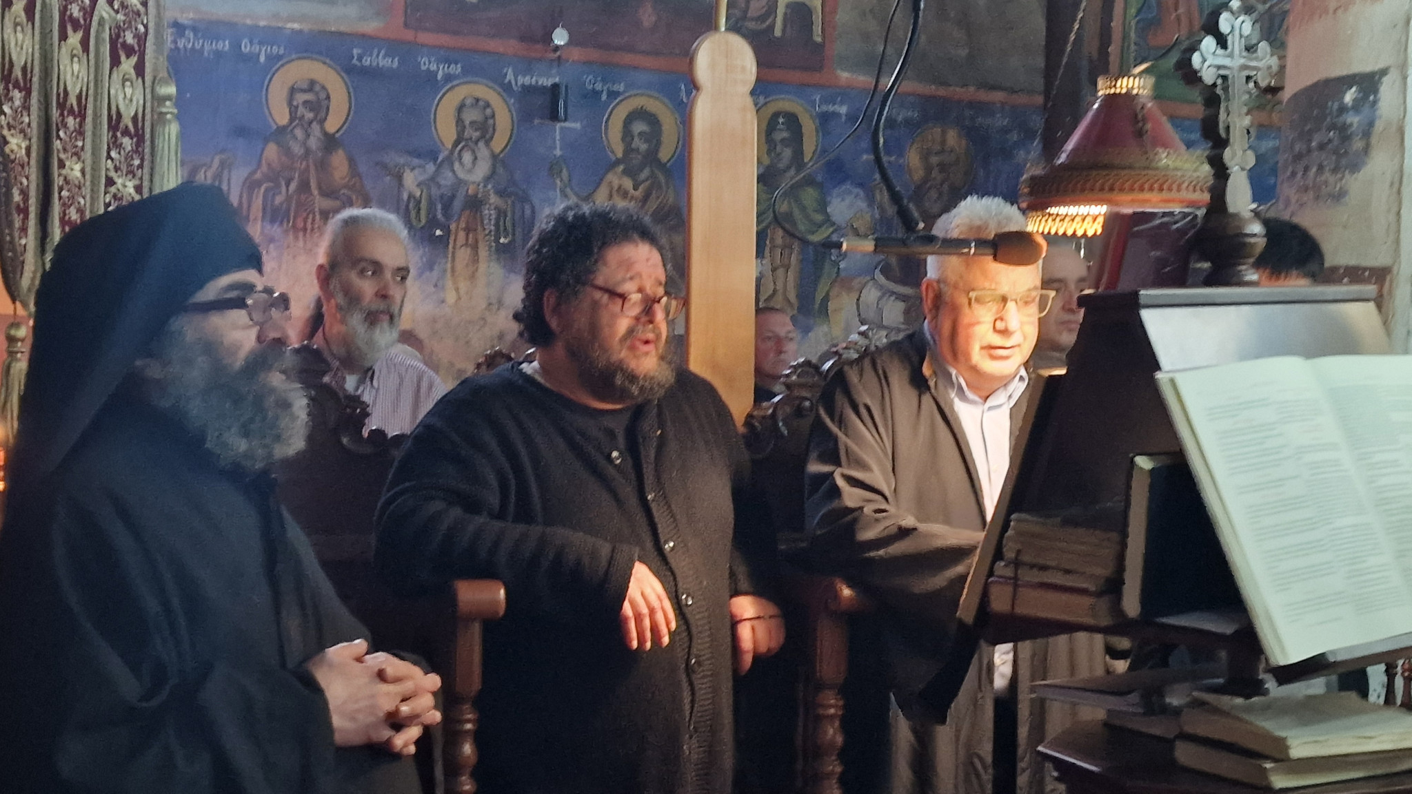 Με λαμπρότητα ο Εσπερινός της Αγάπης στην Ιερά Μονή Αρχαγγέλου Μιχαήλ Αλμωπίας παρουσία του Επισκόπου κ. Στεφάνου