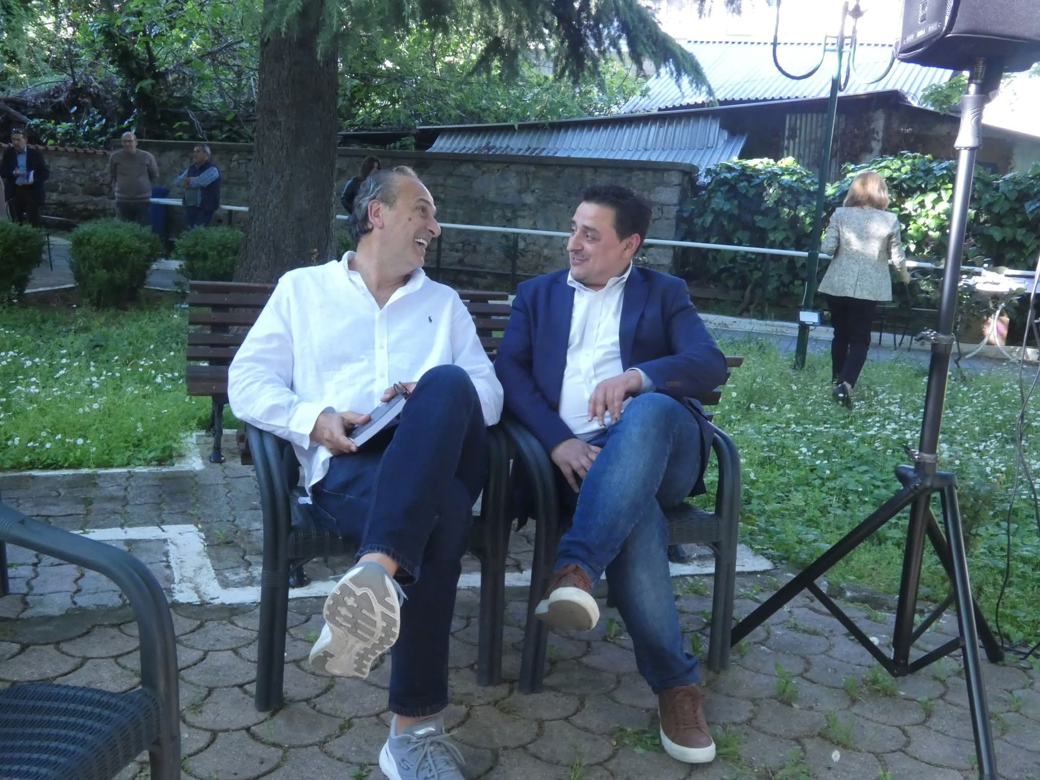 Συνάντηση του Δημάρχου Έδεσσας Γιάννη Τσεπκεντζή με τον Μπάνε Πρέλεβιτς