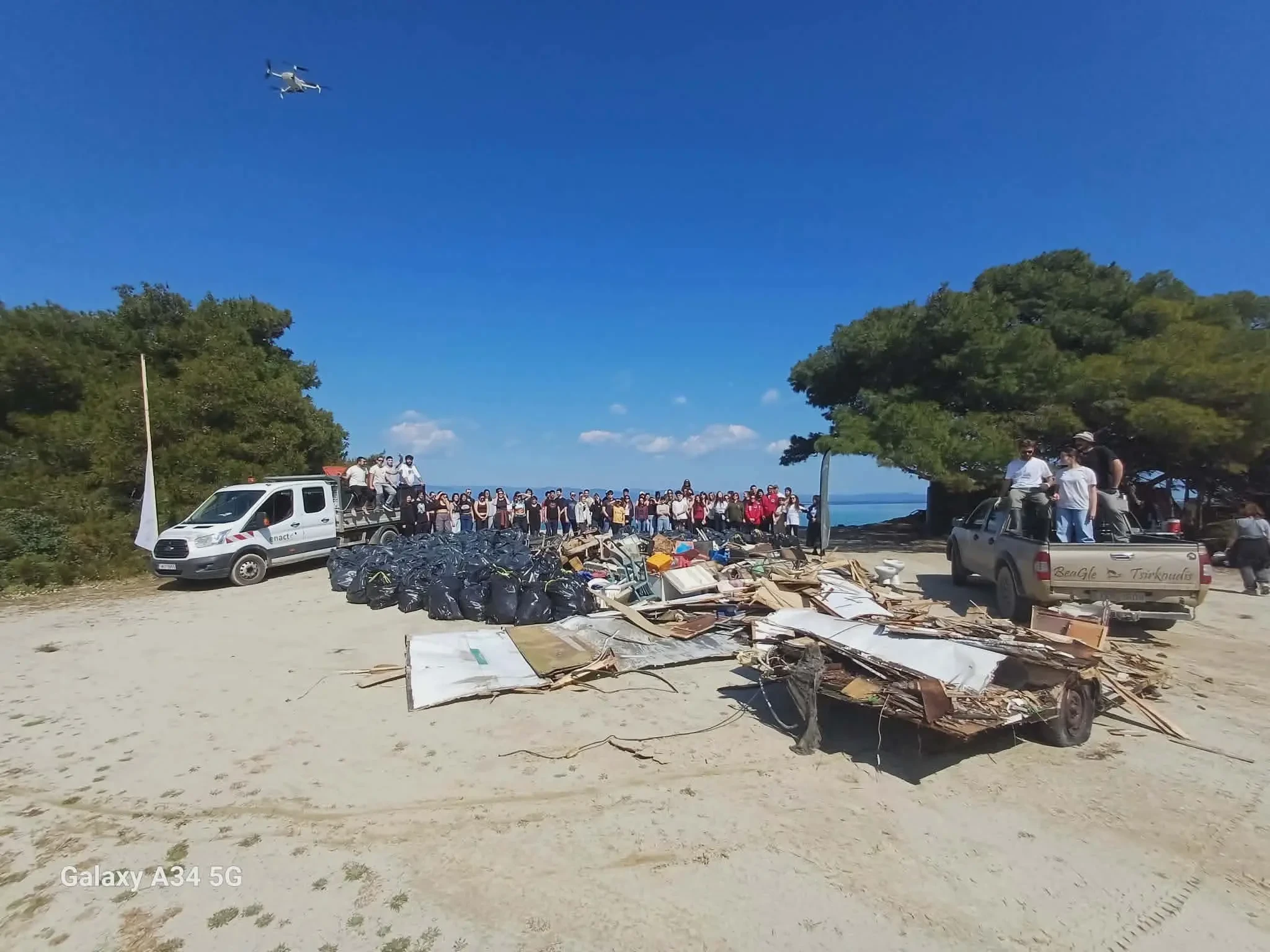 Χαλκιδική: Ο Γλαρόκαβος καθάρισε ξανά