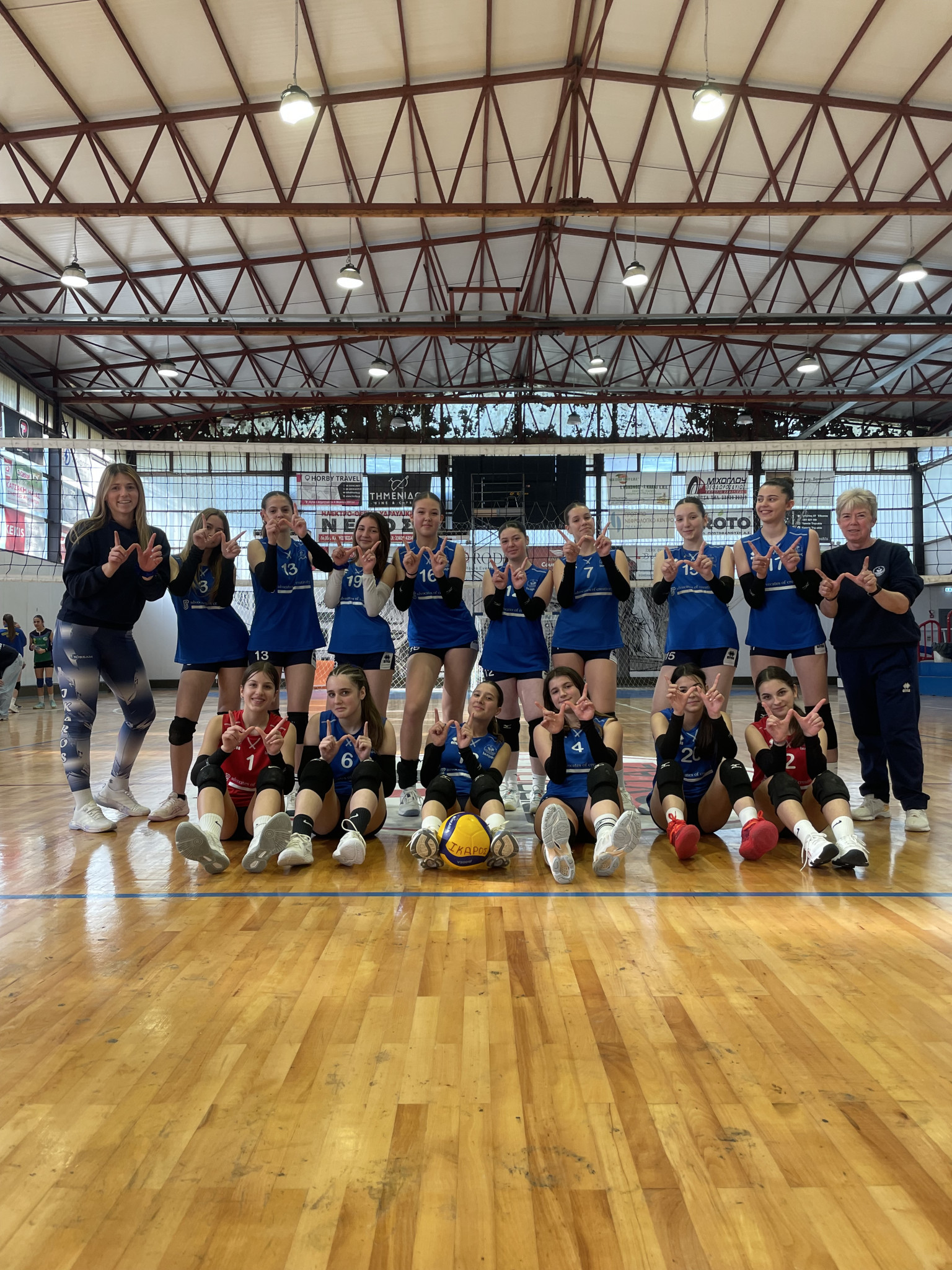 Στην κορυφή και αήττητη η ομάδα βόλεϊ Π.Α.Σ. Ίκαρος Έδεσσας στο πρωτάθλημα Παγκορασίδων