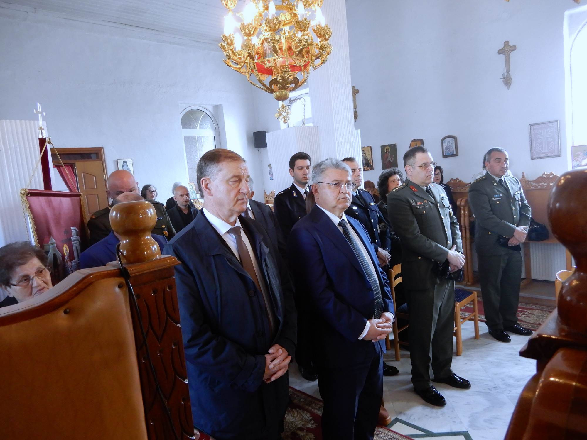 Ο Δημήτρης Νατσιός, στις εκδηλώσεις μνήμης για την 109η επέτειο της Μάχης του Ραβινέ