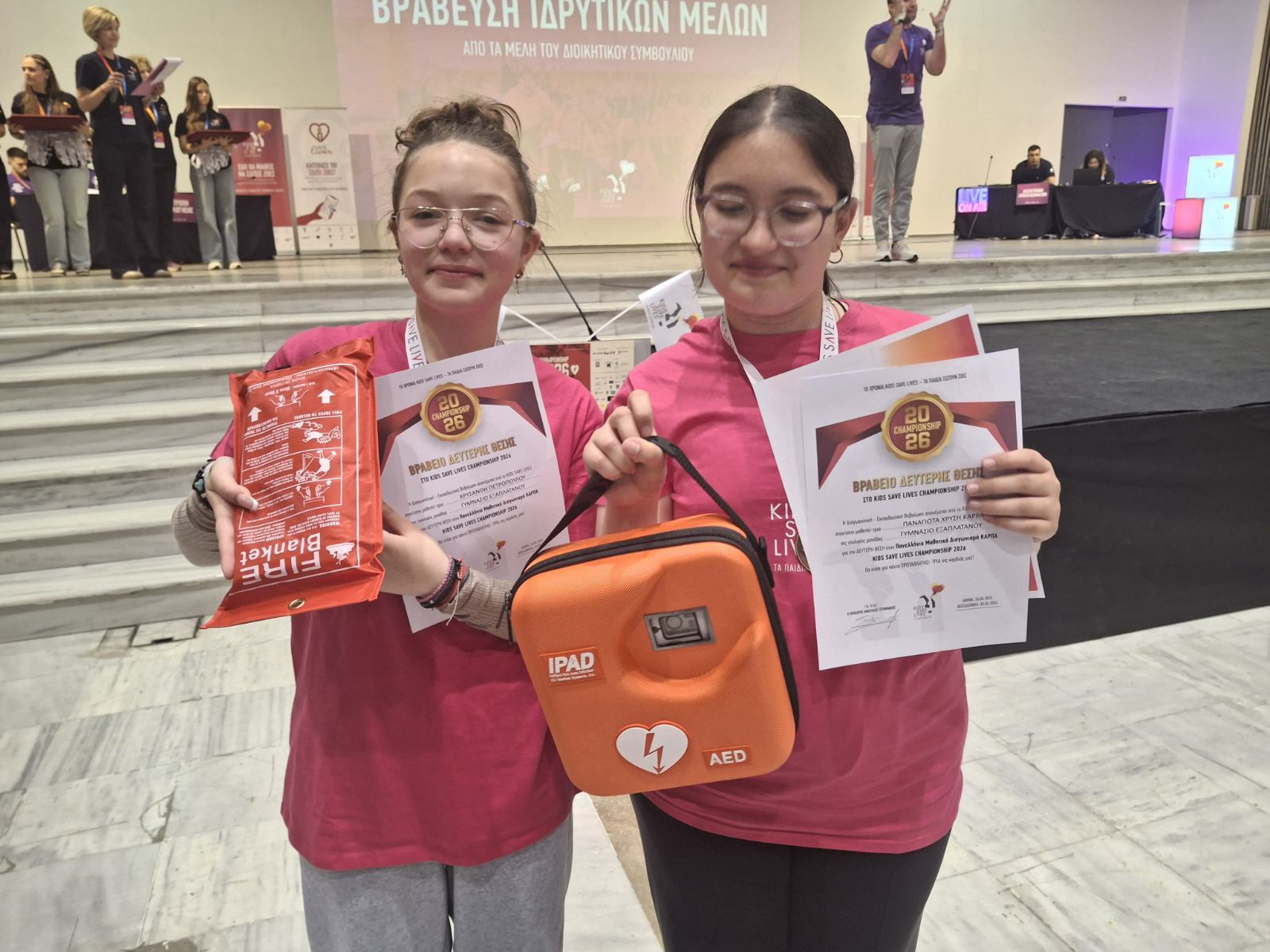 2ο Βραβείο στο Μαθητικό Διαγωνισμό ΚΑΡΠΑ – Kids Save Lives Championship 2026 για το Γυμνάσιο Εξαπλατάνου