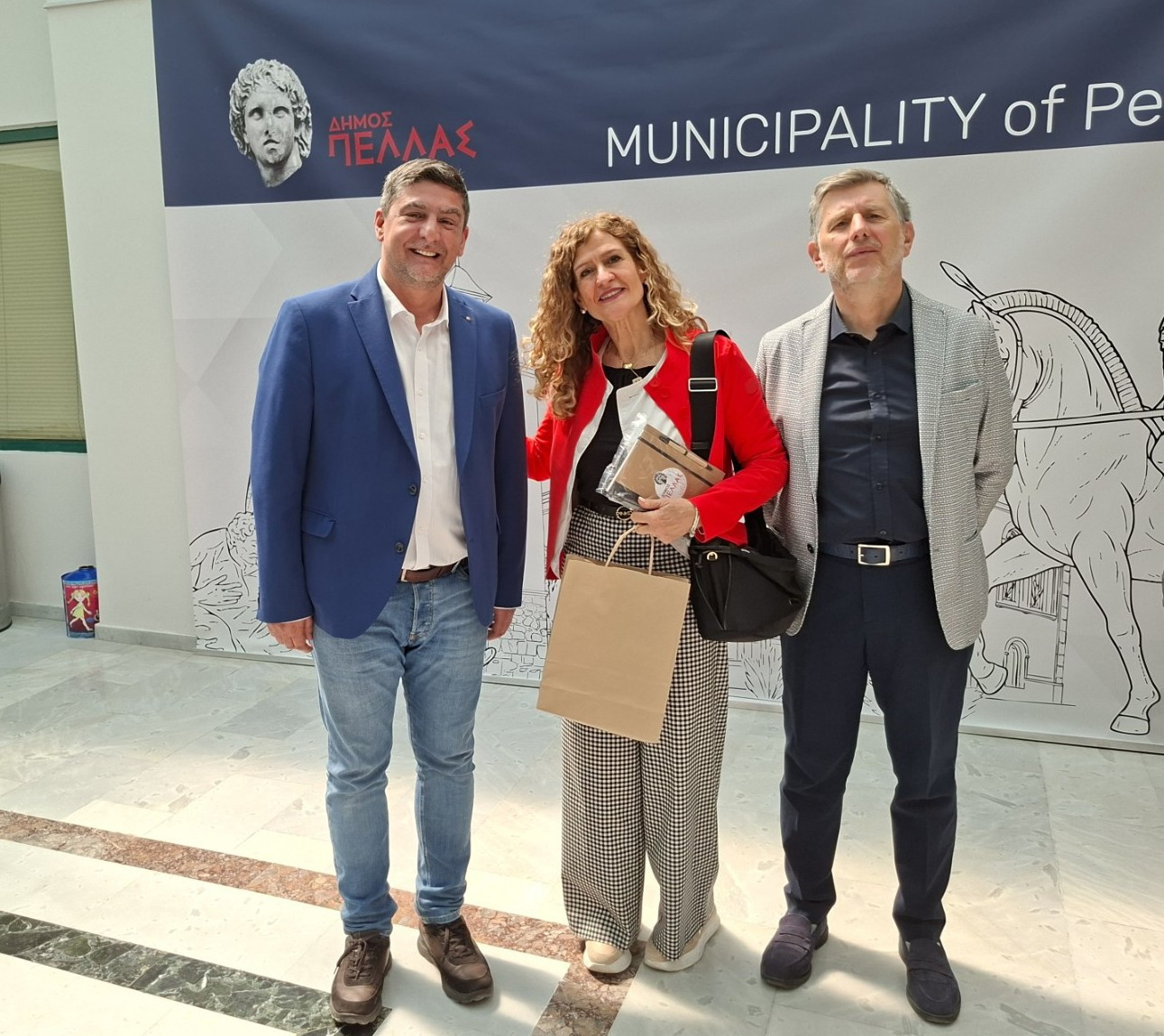 Επισκέψεις μαθητών και εκπαιδευτικών από σχολεία του Δ.Πέλλας και ευρωπαϊκές χώρες στον Δήμαρχο Πέλλας, στο πλαίσιο του Erasmus+