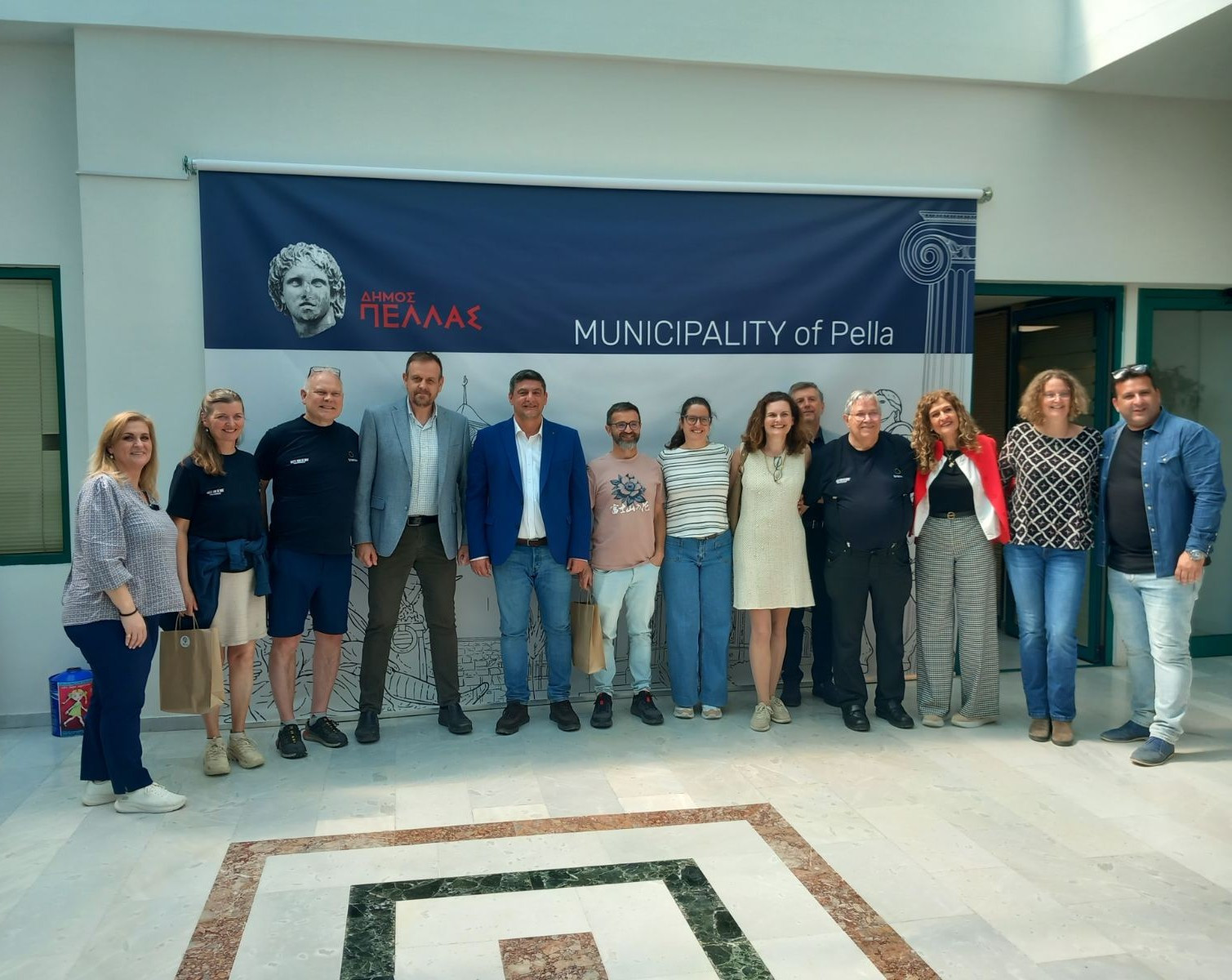 Επισκέψεις μαθητών και εκπαιδευτικών από σχολεία του Δ.Πέλλας και ευρωπαϊκές χώρες στον Δήμαρχο Πέλλας, στο πλαίσιο του Erasmus+