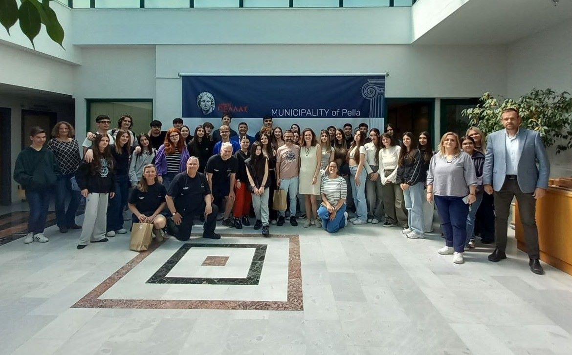 Επισκέψεις μαθητών και εκπαιδευτικών από σχολεία του Δ.Πέλλας και ευρωπαϊκές χώρες στον Δήμαρχο Πέλλας, στο πλαίσιο του Erasmus+