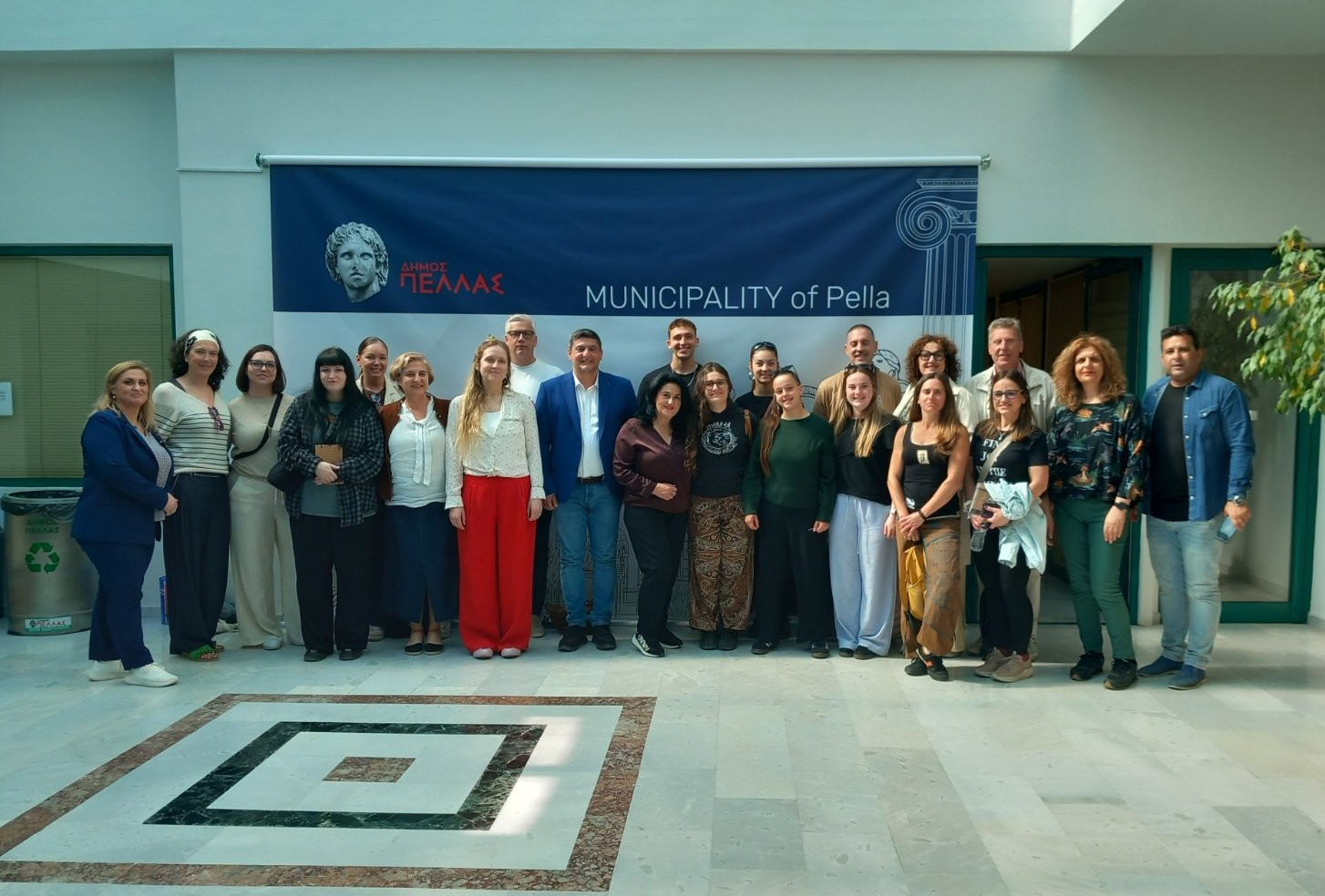 Επισκέψεις μαθητών και εκπαιδευτικών από σχολεία του Δ.Πέλλας και ευρωπαϊκές χώρες στον Δήμαρχο Πέλλας, στο πλαίσιο του Erasmus+