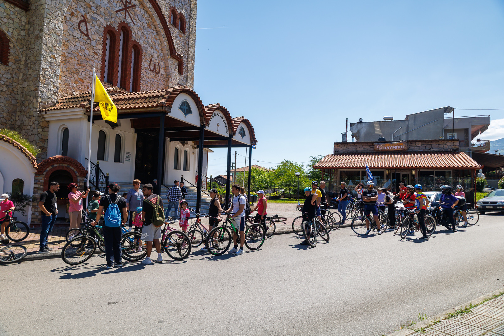 Η 3η Προσκυνηματική Ποδηλατοδρομία της Ιεράς Μητροπόλεως Κίτρους, της Π.Ε. Πιερίας, του Δήμου Δίου-Ολύμπου, του Π.Ο.Τ.Α.Π. και του «ΤΡΙΑΣ» ένωσε άθληση, πίστη και ιστορία