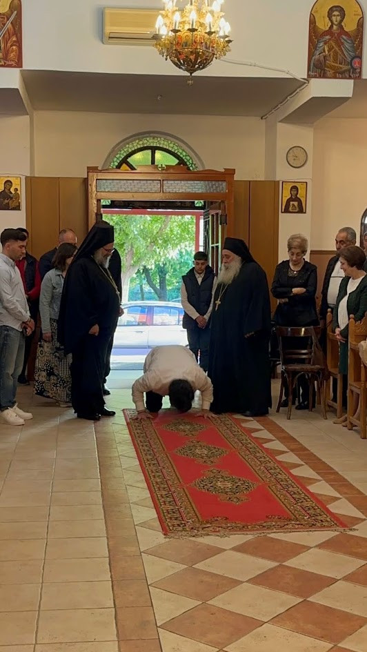 Μoναχική κουρά και εις διάκονον χειροτονία του π. Μελχισεδέκ Δουλγερίδη από τον Σεβασμιότατο Μητροπολίτη Εδέσσης κ. Ιωήλ
