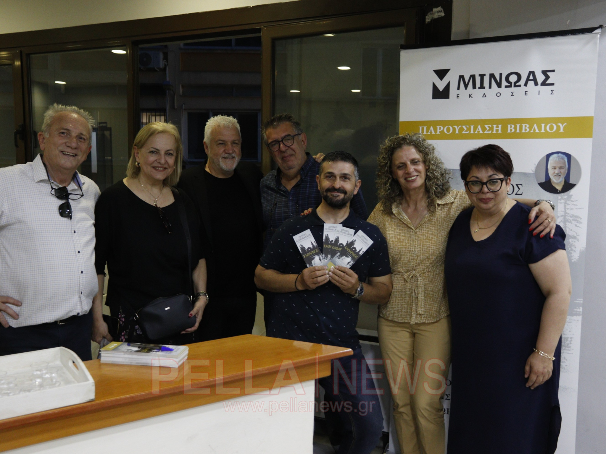 Το Βιβλιοπωλείο «ΑΛΦΑΒΗΤΑΡΙ» παρουσίασε στα Γιαννιτσά τον «Καθαρμό» του Σπύρου Πετρουλάκη (βιντεο/ φωτογραφίες)