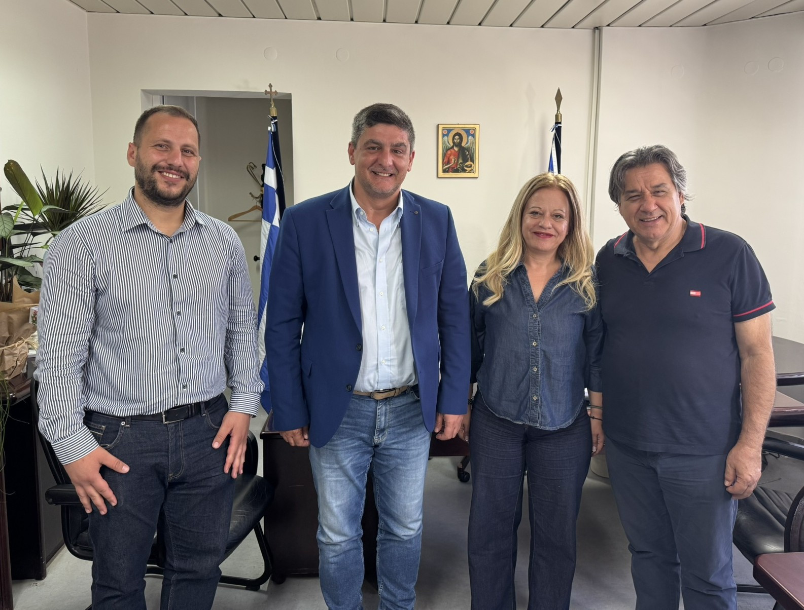 Συνάντηση Δημάρχου Πέλλας με τη νέα Διοικήτρια του Νοσοκομείου Γιαννιτσών