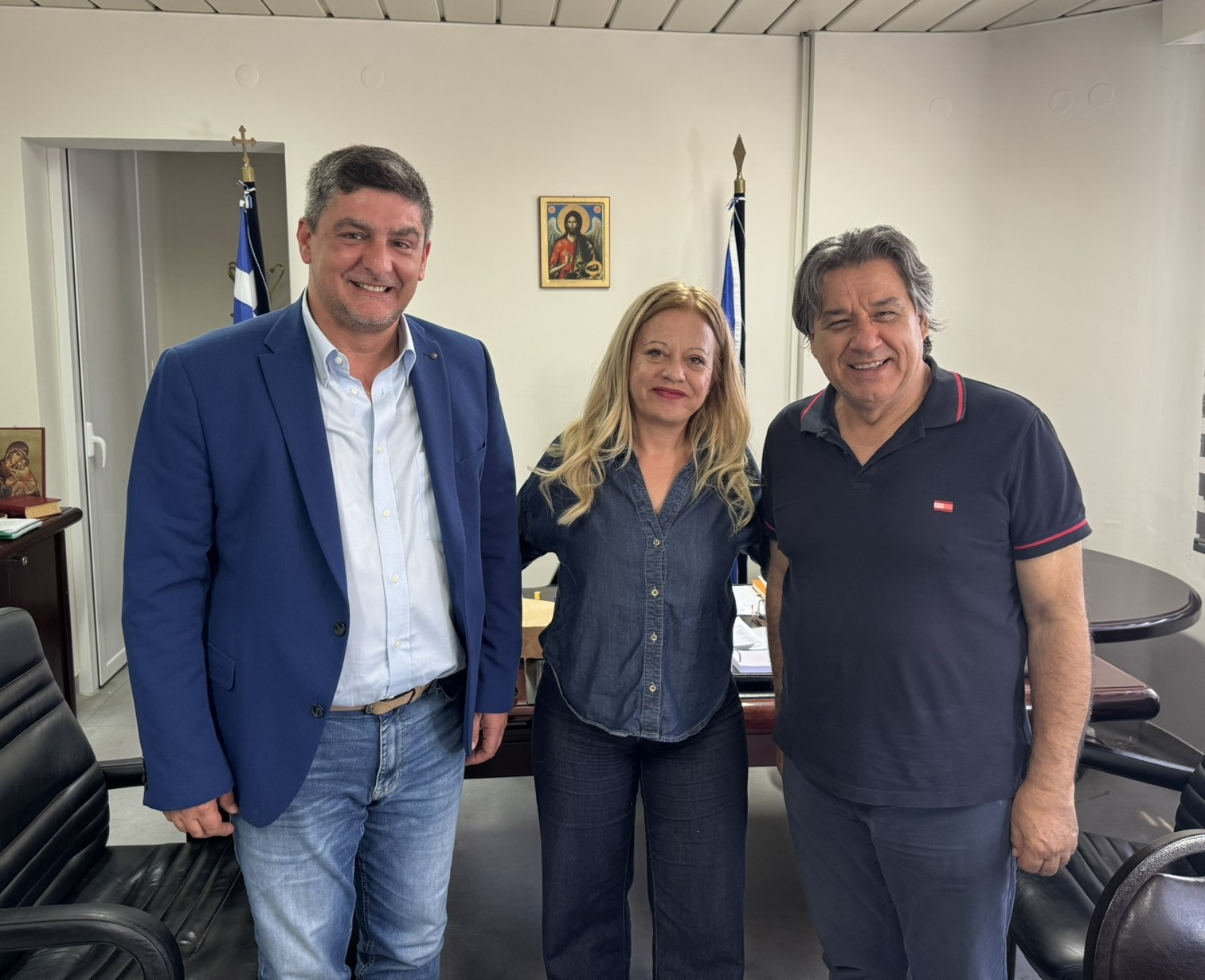 Συνάντηση Δημάρχου Πέλλας με τη νέα Διοικήτρια του Νοσοκομείου Γιαννιτσών