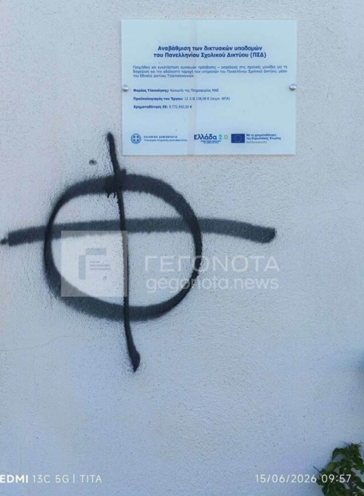 “Θα σας σφάξουμε, θα γίνετε σαπούνια” – Νέα φασιστικά συνθήματα σε σχολεία του Βόλου (εικόνες)