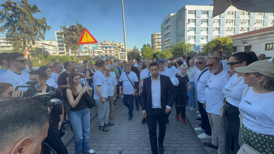Με σύνθημα «δεν σας φοβόμαστε» έγινε η συγκέντρωση της ΝΔ στη Θεσσαλονίκη για τη δολοφονία της Βάγιας Νέστορα