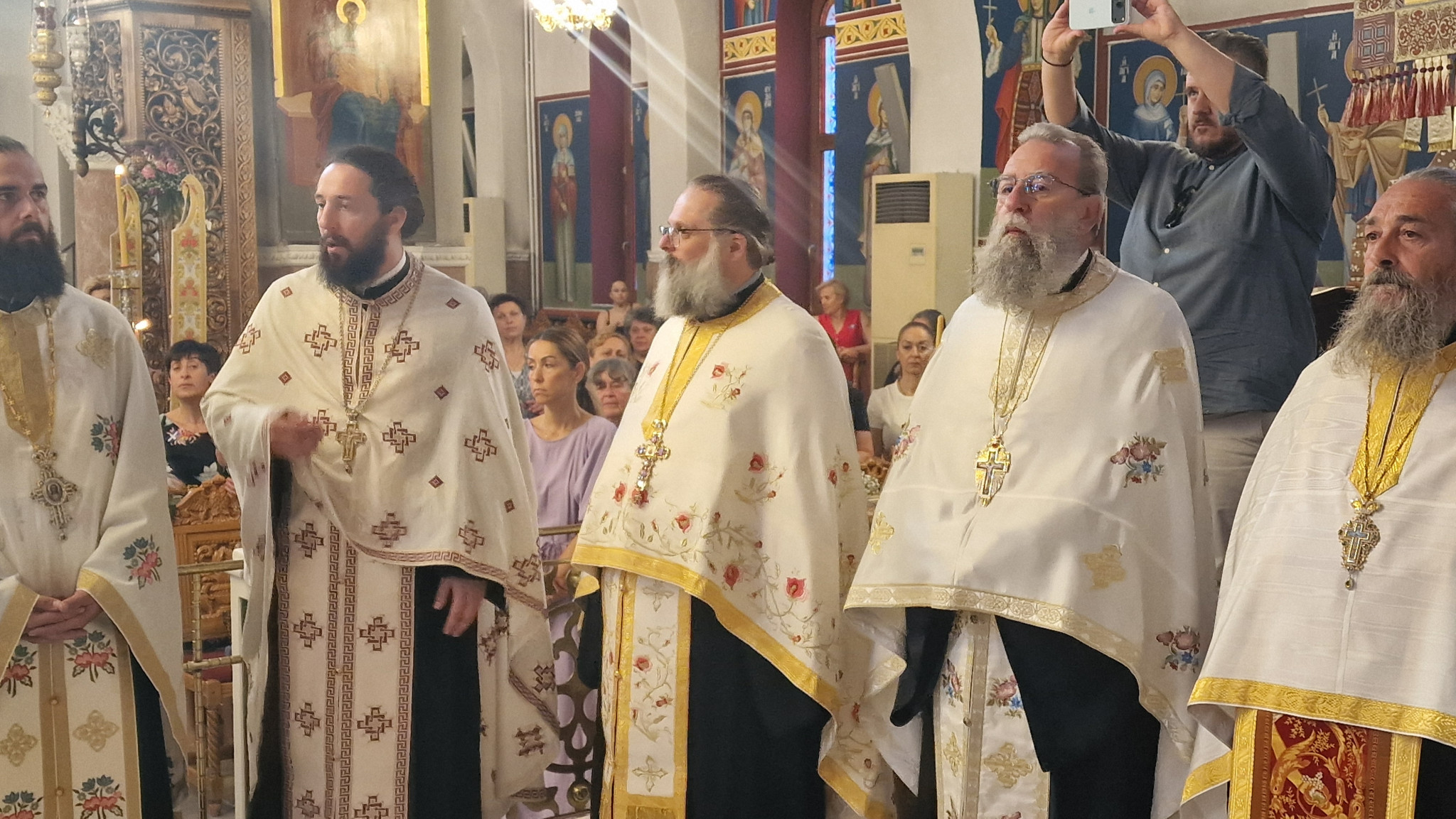 Με λαμπρότητα ο πανηγυρικός Εσπερινός στην καλοκαιρινή πανήγυρη του Αγίου Στεφάνου Σκύδρας