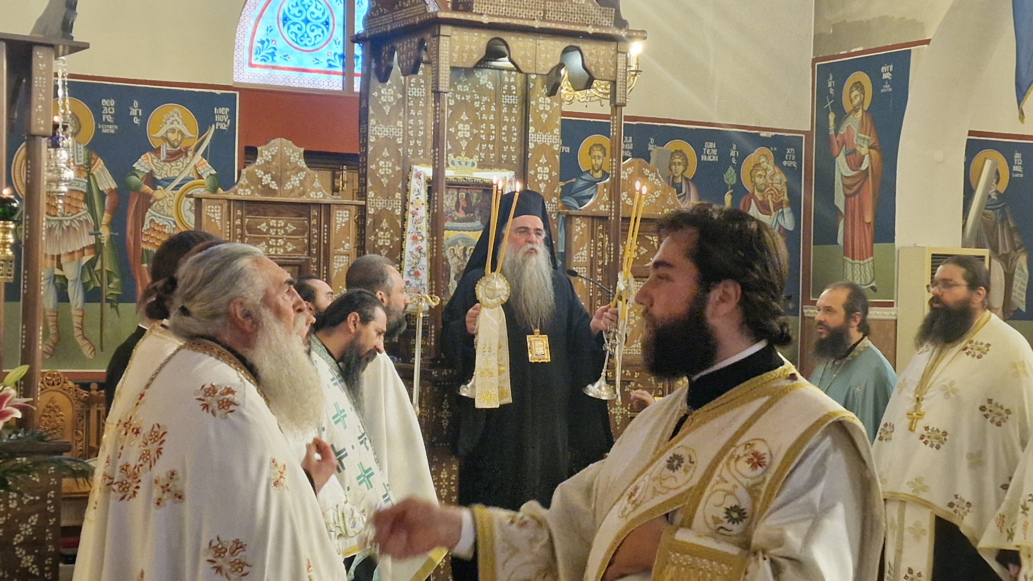 Με λαμπρότητα ο πανηγυρικός Εσπερινός στην καλοκαιρινή πανήγυρη του Αγίου Στεφάνου Σκύδρας