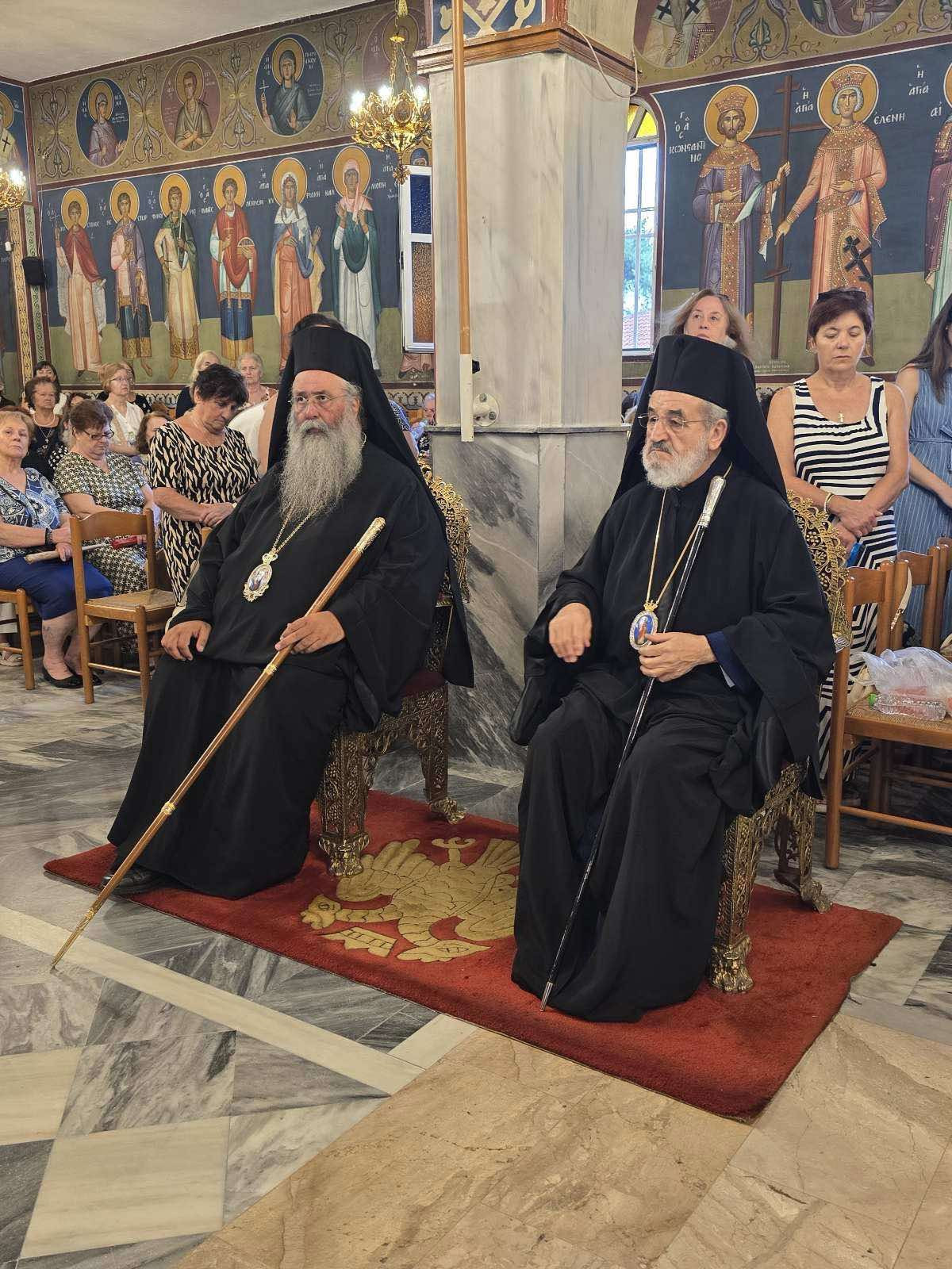 Με λαμπρότητα εορτάστηκε η μνήμη της Αγίας Μεγαλομάρτυρος Μαρίνας στους Νέους Πόρους Πιερίας