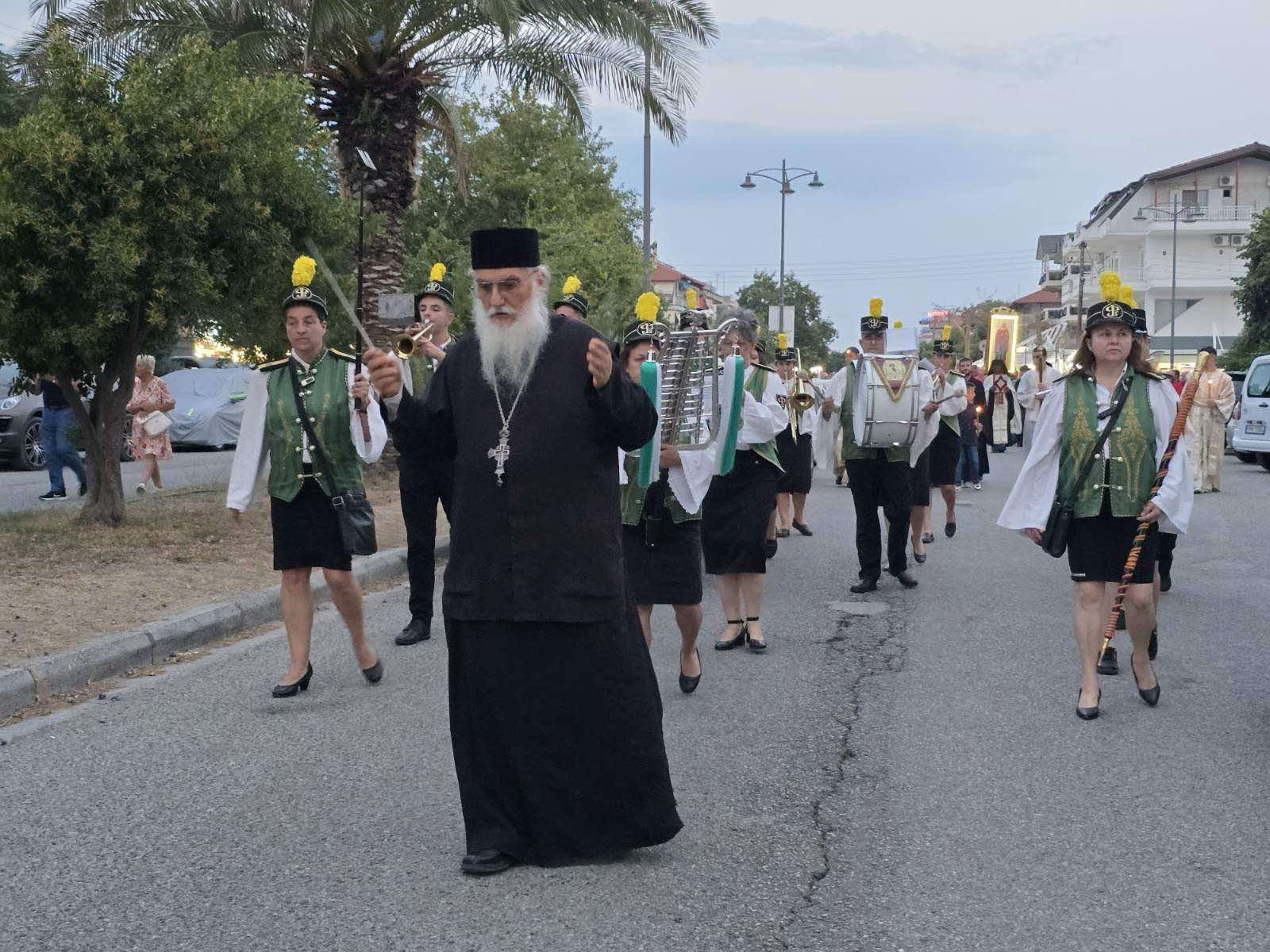 Με λαμπρότητα εορτάστηκε η μνήμη της Αγίας Μεγαλομάρτυρος Μαρίνας στους Νέους Πόρους Πιερίας