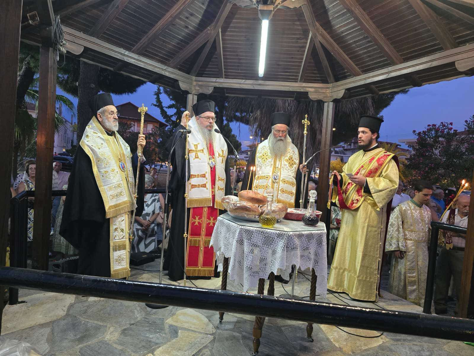 Με λαμπρότητα εορτάστηκε η μνήμη της Αγίας Μεγαλομάρτυρος Μαρίνας στους Νέους Πόρους Πιερίας