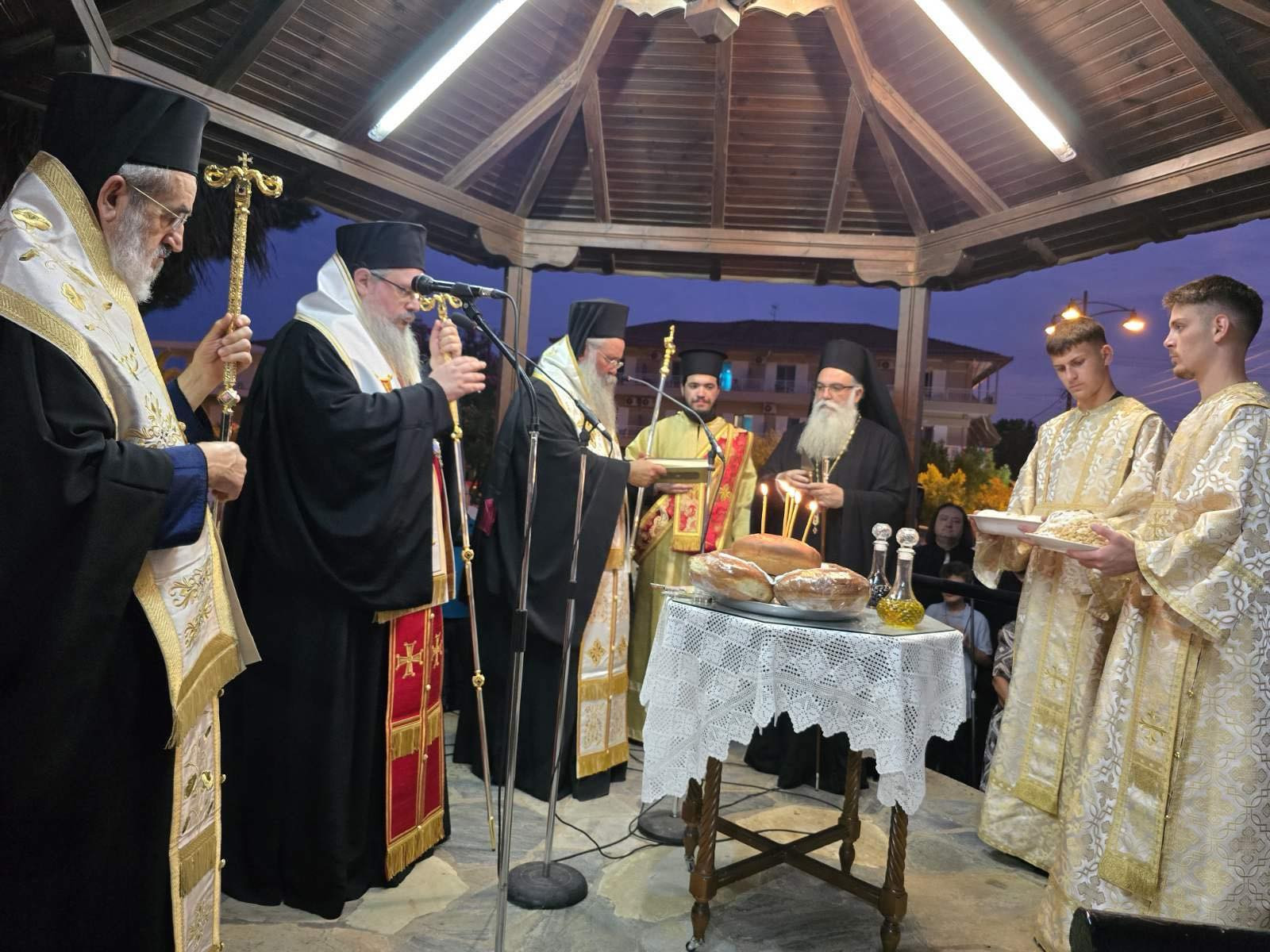 Με λαμπρότητα εορτάστηκε η μνήμη της Αγίας Μεγαλομάρτυρος Μαρίνας στους Νέους Πόρους Πιερίας