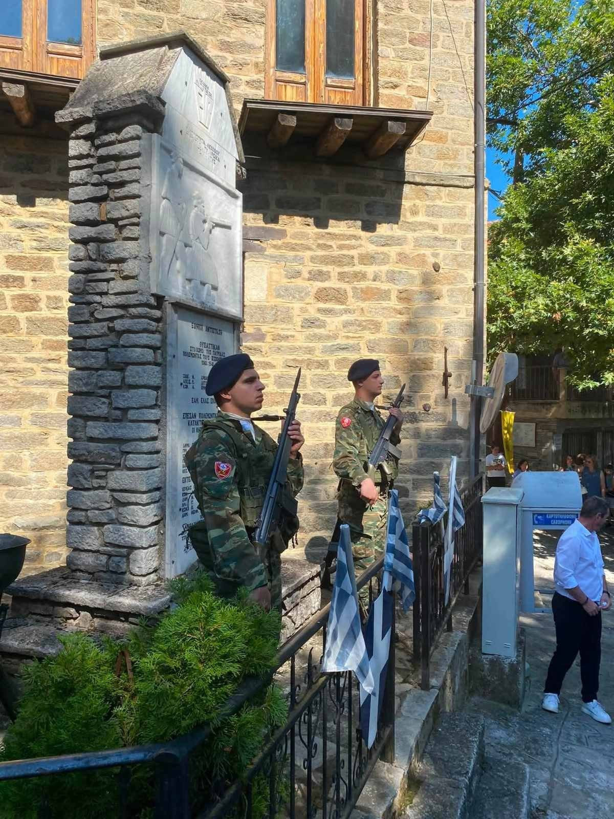 Ο Αντιδήμαρχος Θεμιστοκλής Κοσμίδης στις εκδηλώσεις για την 83η επέτειο  από το Ολοκαύτωμα του Λεχόβου