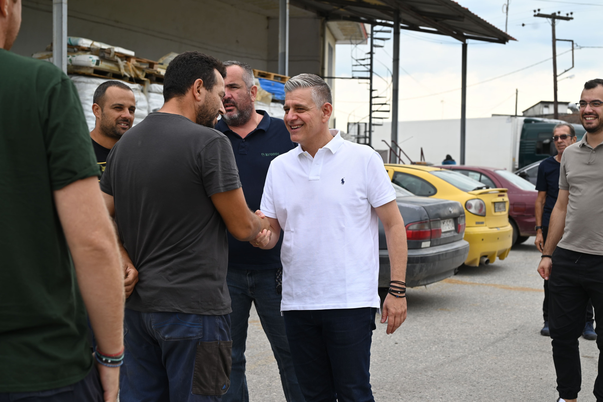 Κοντά στους παραγωγούς ροδάκινων της Πέλλας, ο Αντιπεριφερειάρχης Θεσσαλονίκης, Κ. Γιουτίκας