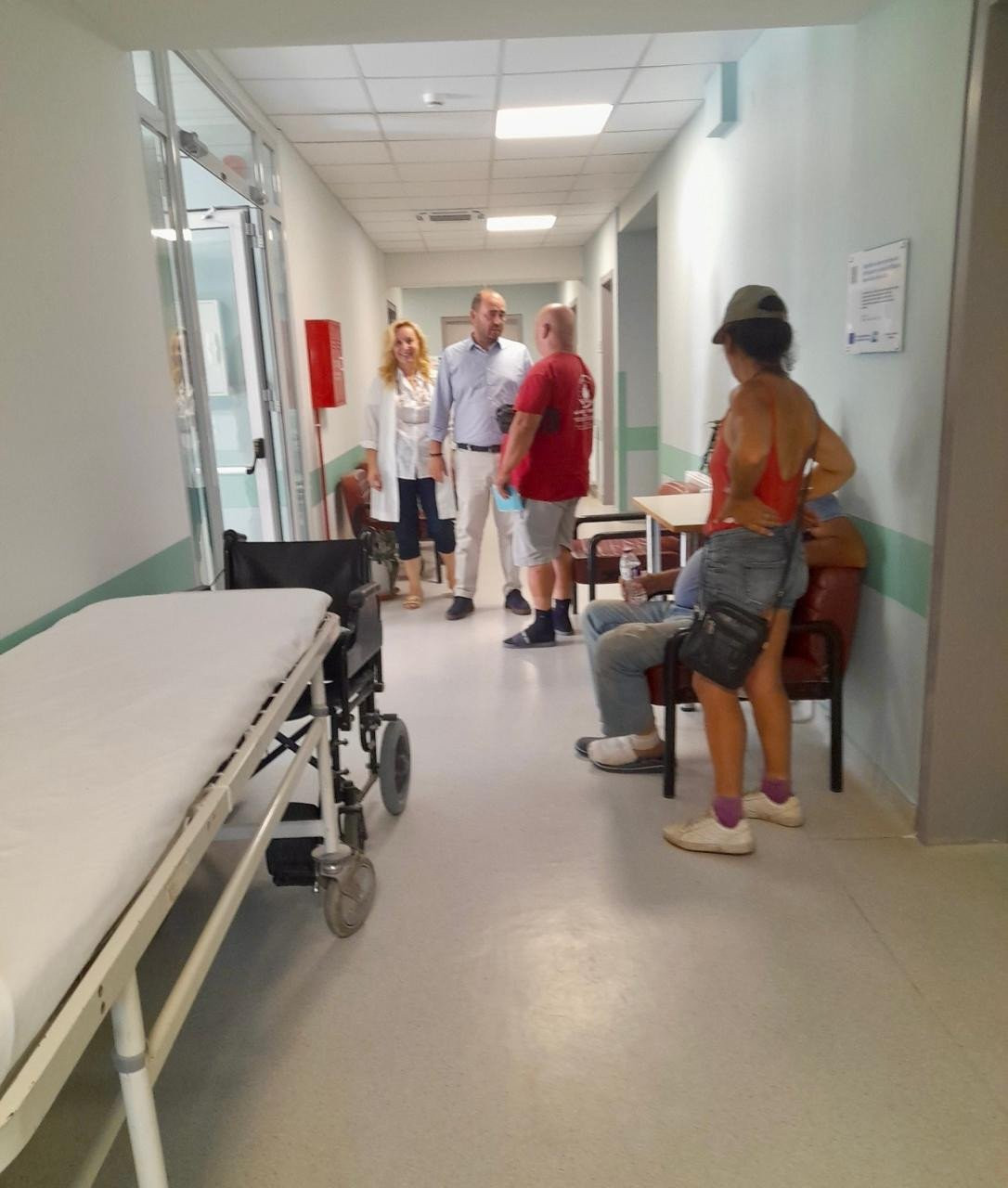 Επίσκεψη στο «ολοκαίνουριο» Κέντρο Υγείας Σκύδρας για τον Λάκη Βασιλειάδη