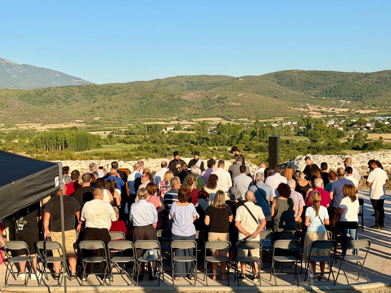 Ο Λάκης Βασιλειάδης στα Εγκαίνια Κάστρου Μογλενών (Χρυσής): «Ένα ακόμα μνημείο προστίθεται στο μονοπάτι της τοπικής μας ιστορίας»