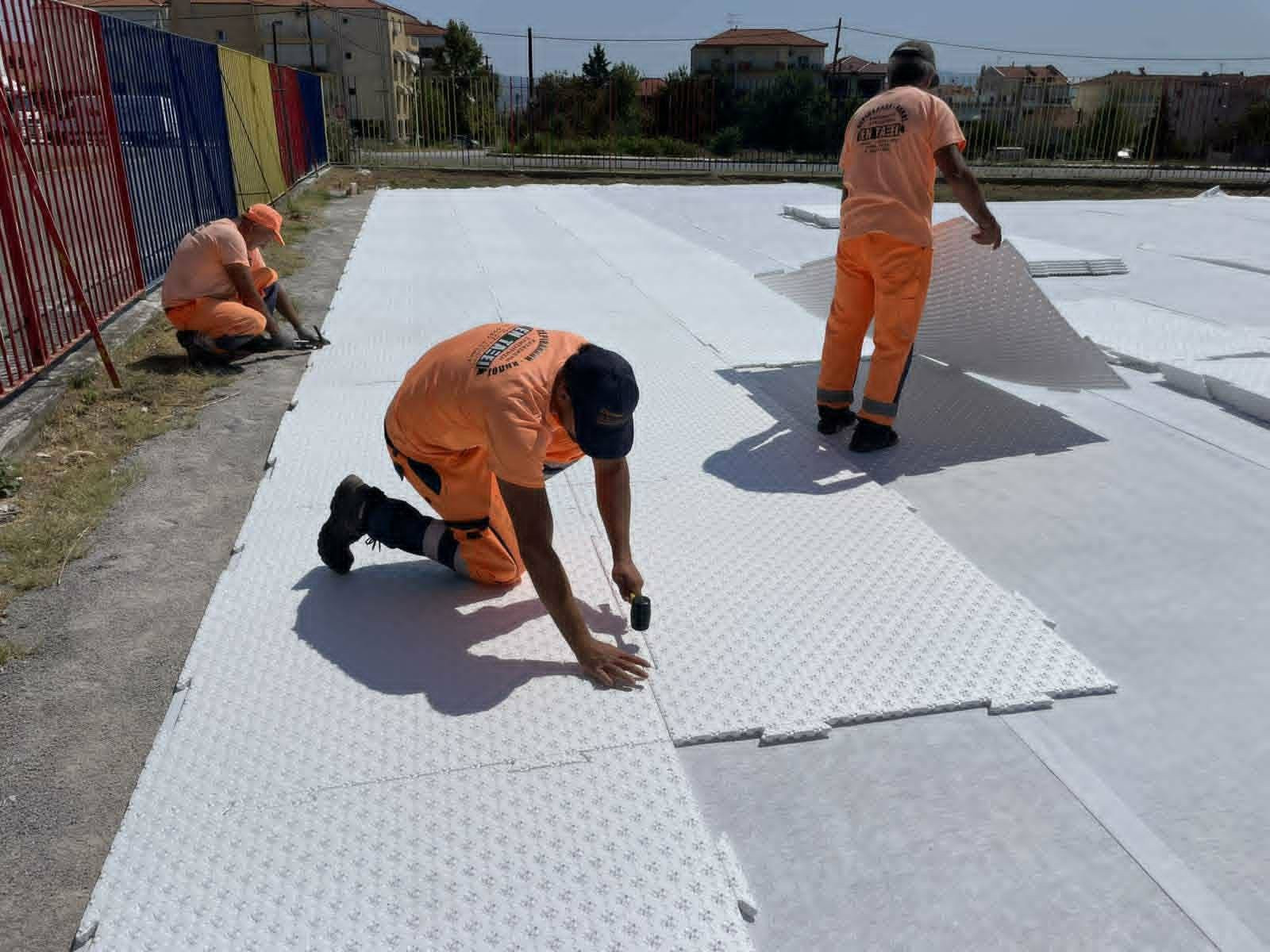 Νέος συνθετικός χλοοτάπητας στον Β’ Δημοτικό Βρεφονηπιακό Σταθμό Κιλκίς