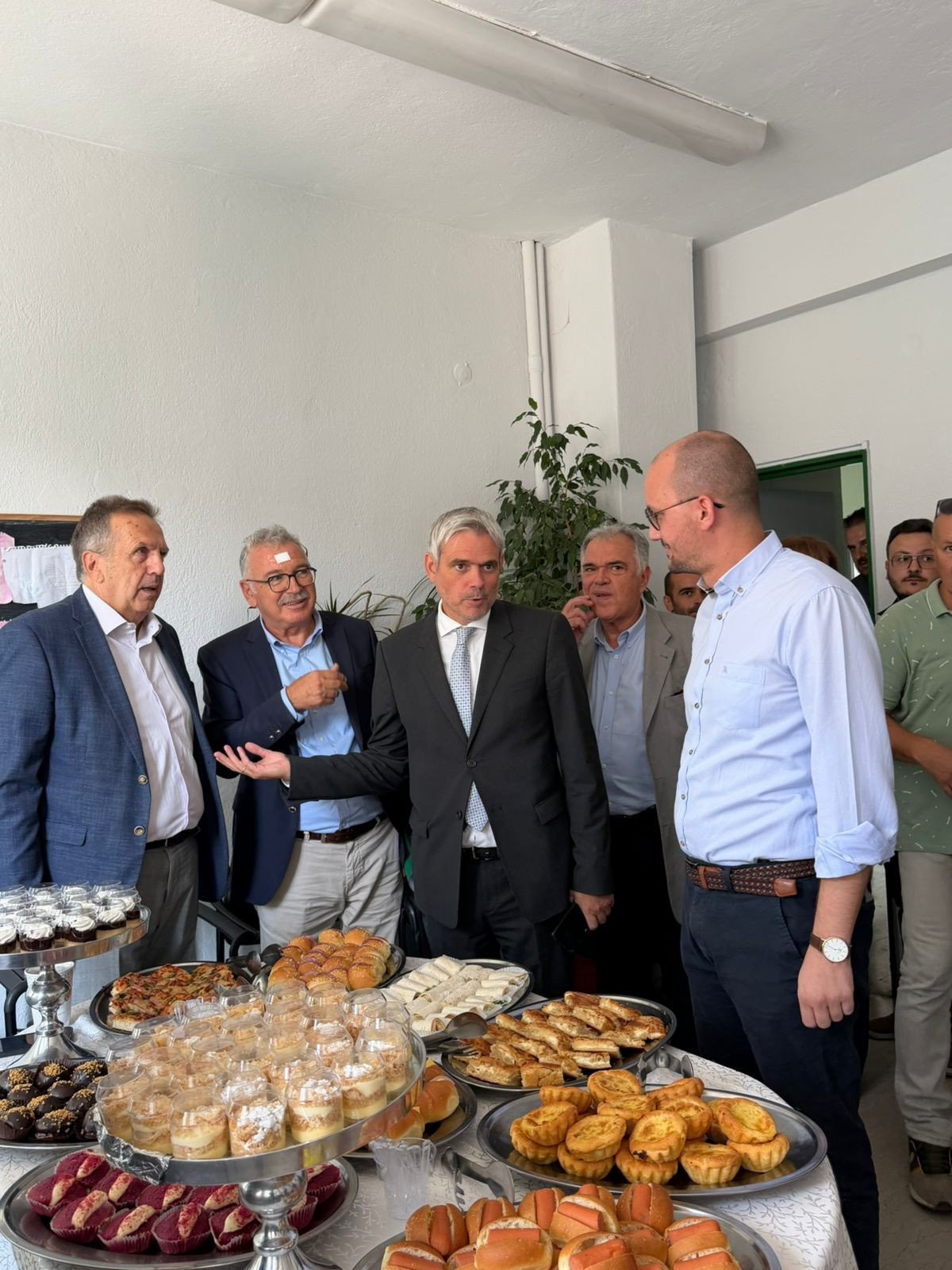Ο Λάκης Βασιλειάδης κατά την επίσκεψη Υφυπουργού Εργασίας στην Πέλλα σε κλιμάκιο με τη ΔΕΕΠ Πέλλας: Eπαναφορά του Τμήματος της Επιθεώρησης Ασφάλειας και Υγείας στην εργασία με έδρα την Έδεσσα