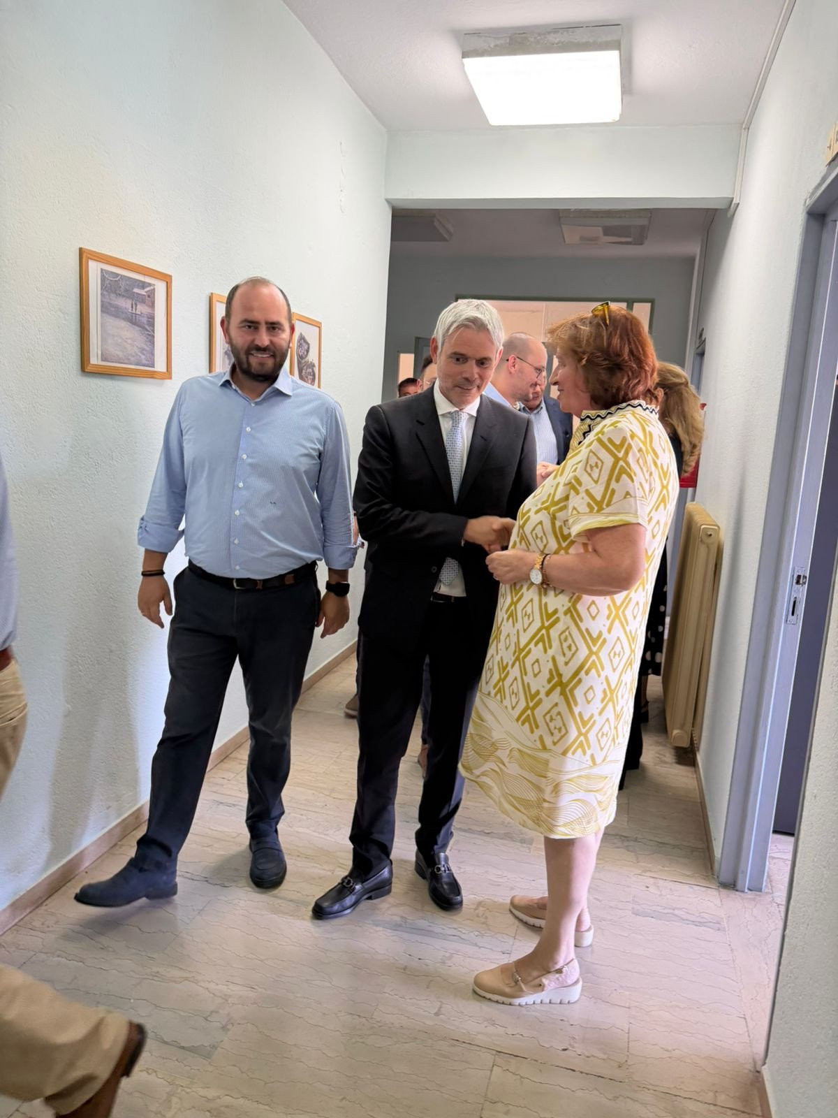 Ο Λάκης Βασιλειάδης κατά την επίσκεψη Υφυπουργού Εργασίας στην Πέλλα σε κλιμάκιο με τη ΔΕΕΠ Πέλλας: Eπαναφορά του Τμήματος της Επιθεώρησης Ασφάλειας και Υγείας στην εργασία με έδρα την Έδεσσα