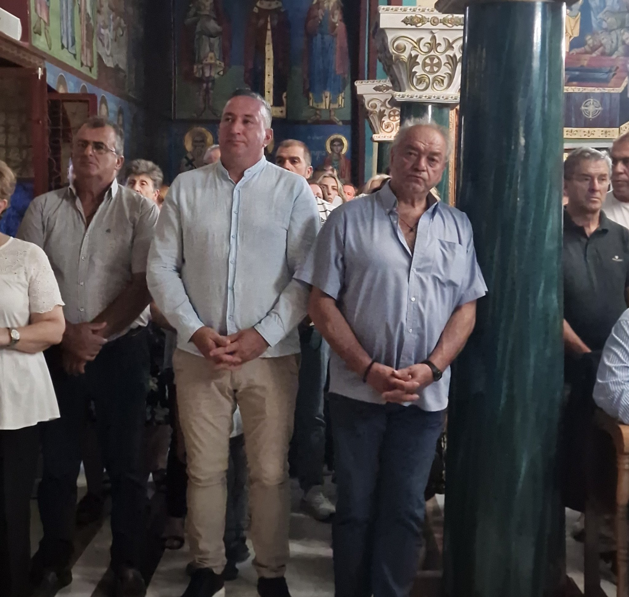 Ουρές πιστών στην Παναγία Μηλιώτισσα – Πλήθος κόσμου στον Πανηγυρικό Εσπερινό