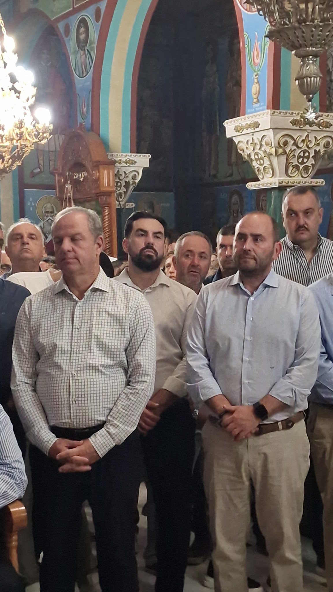 Ουρές πιστών στην Παναγία Μηλιώτισσα – Πλήθος κόσμου στον Πανηγυρικό Εσπερινό