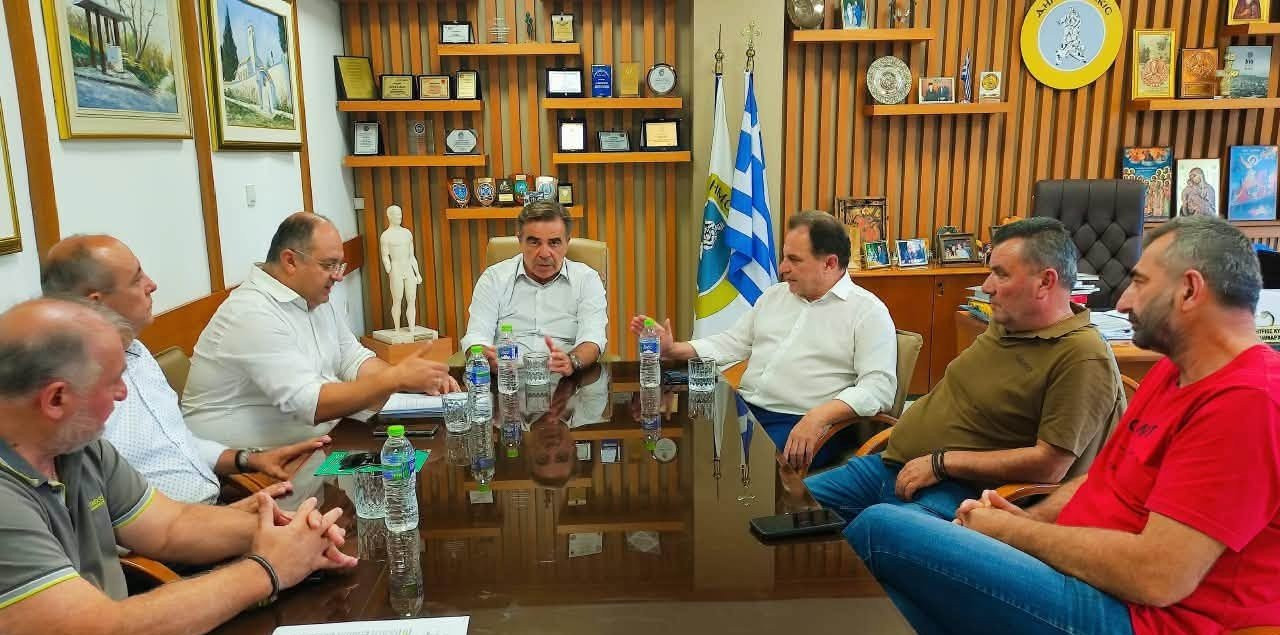 Επίσκεψη Υπουργού Αγροτικής Ανάπτυξης και Τροφίμων Μαργαρίτη Σχοινά στον Δήμαρχο Κιλκίς