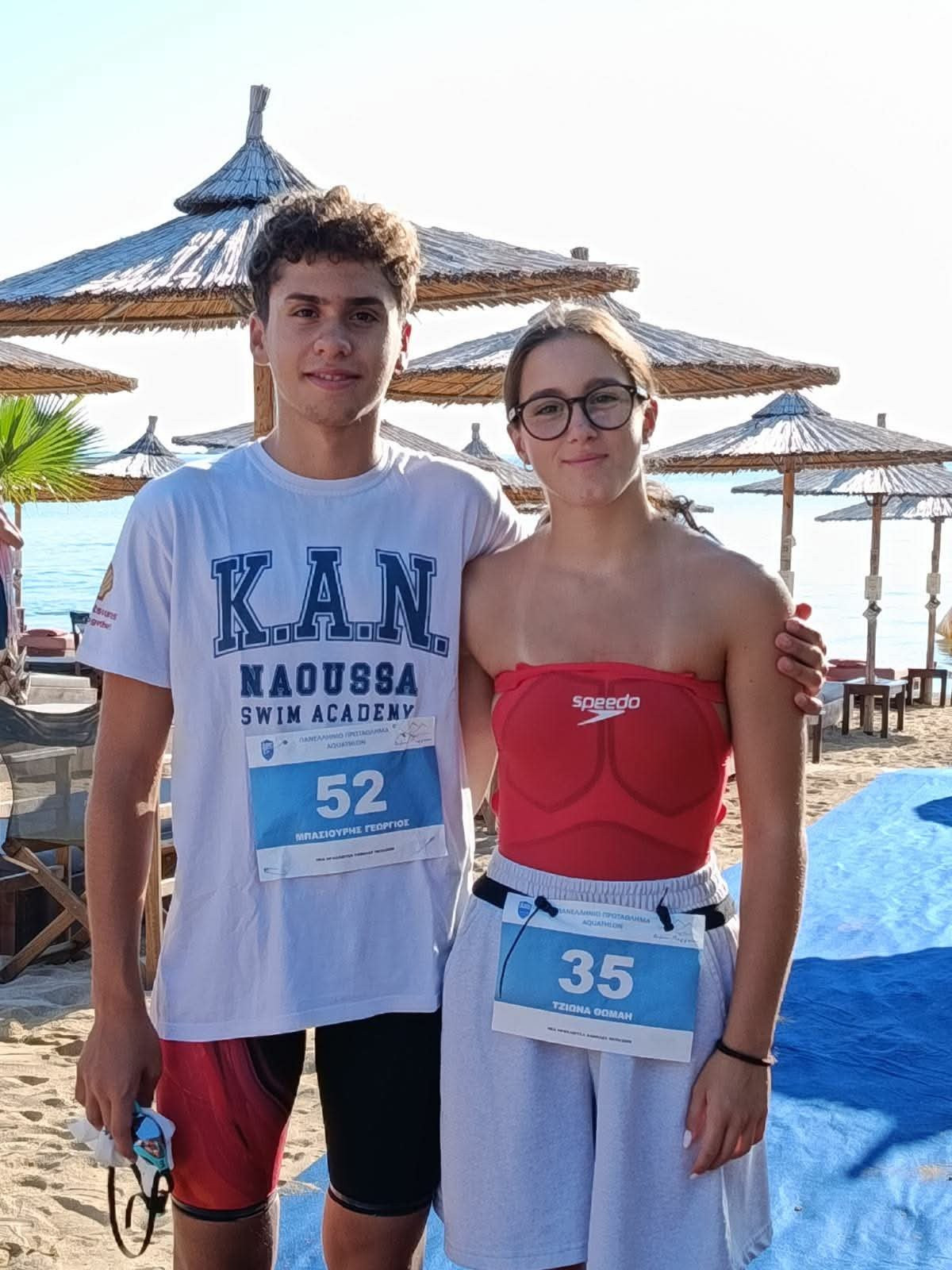 Διπλή επιτυχία για την Κ.Α.Ν. στο Πανελλήνιο Πρωτάθλημα Aquathlon