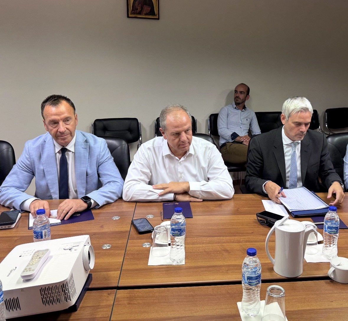 Στην επίσκεψη του Υφυπουργού Εργασίας στην Πέλλα ο Διονύσης Σταμενίτης