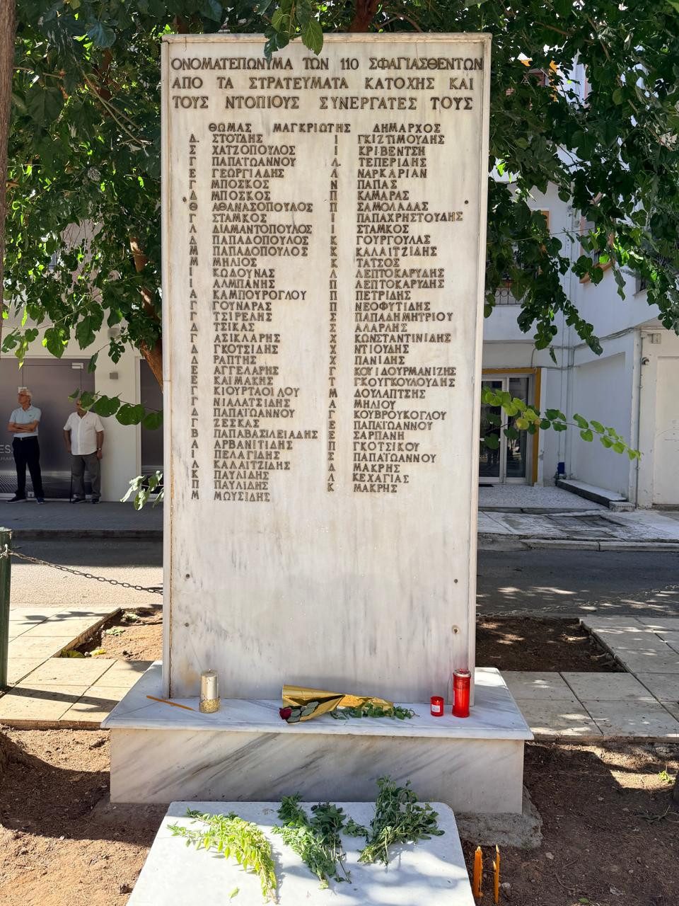 Ο Λάκης Βασιλειάδης στις εκδηλώσεις μνήμης για την εκτέλεση των 120 Γιαννιτσιωτών