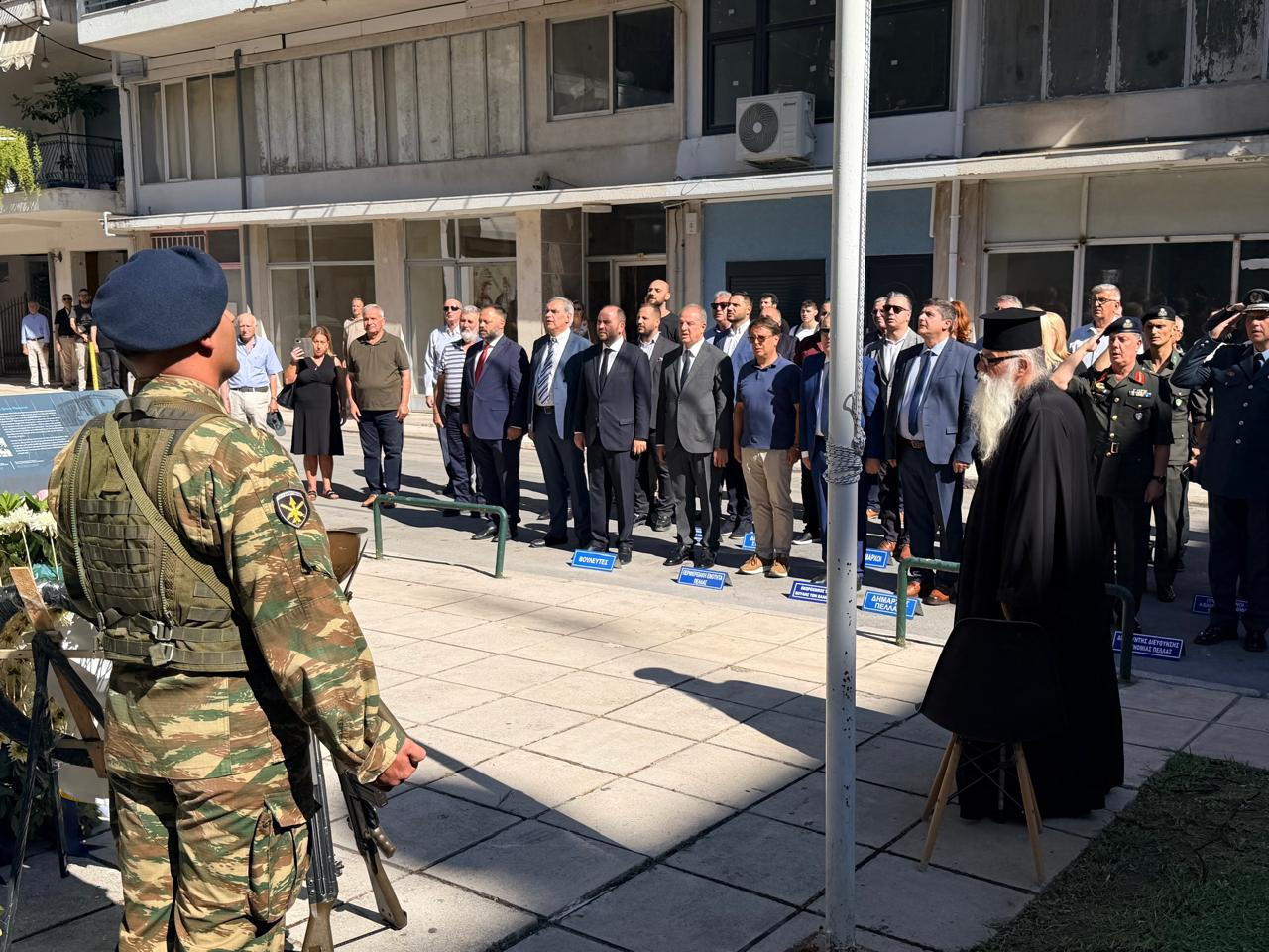Ο Λάκης Βασιλειάδης στις εκδηλώσεις μνήμης για την εκτέλεση των 120 Γιαννιτσιωτών