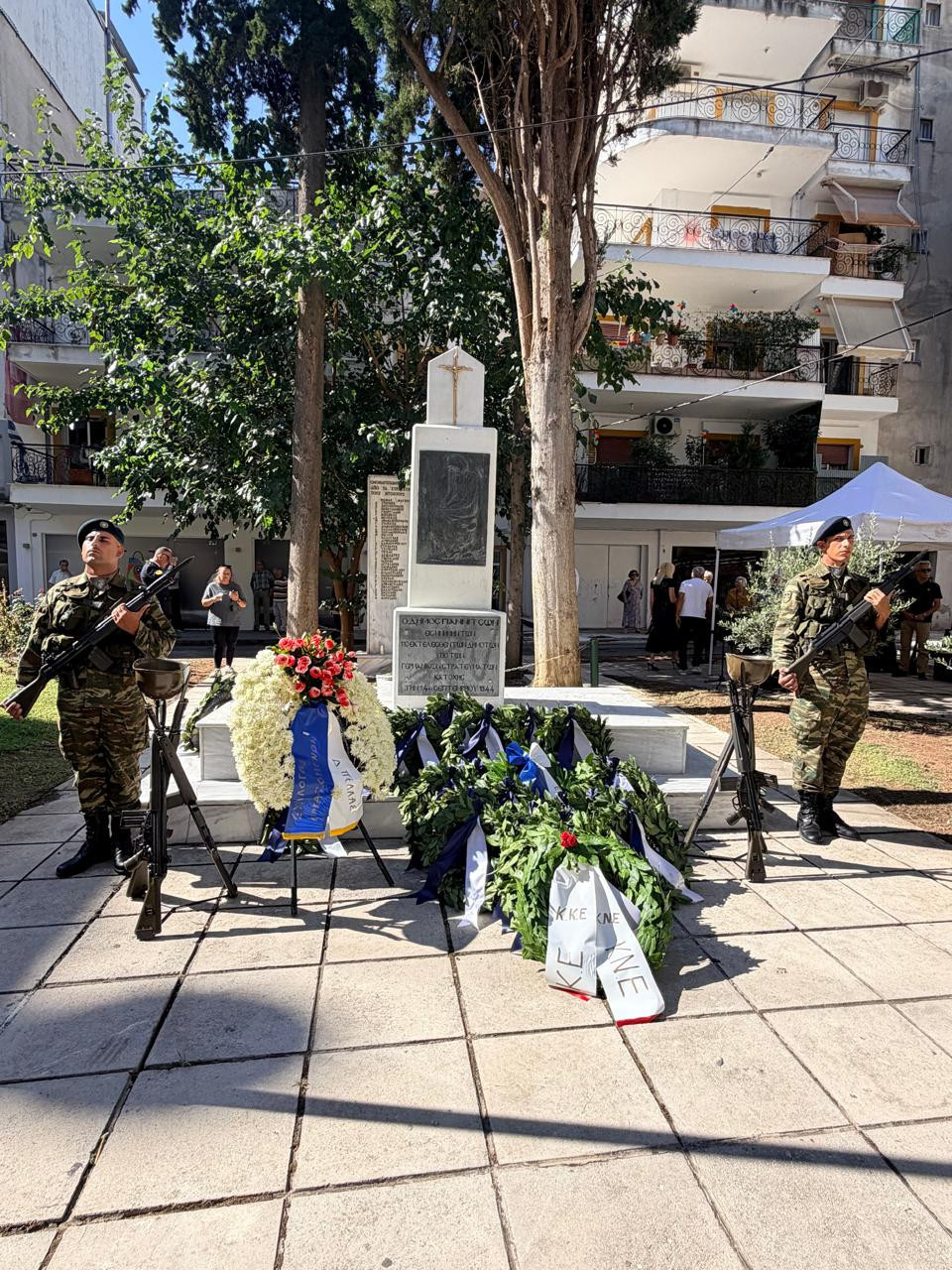Ο Λάκης Βασιλειάδης στις εκδηλώσεις μνήμης για την εκτέλεση των 120 Γιαννιτσιωτών