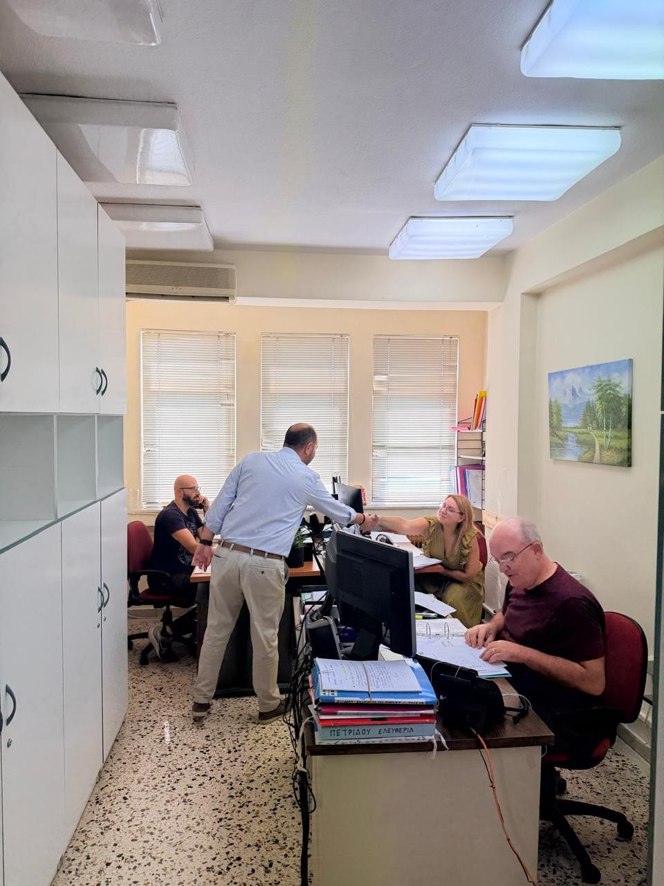 Επίσκεψη Λάκη Βασιλειάδη στην Πρωτοβάθμια και Δευτεροβάθμια Εκπαίδευση της Π.Ε. Πέλλας