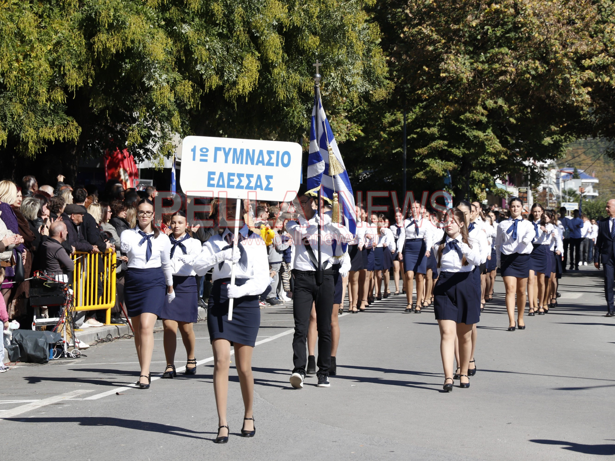 Με κάθε επισημότητα γιορτάστηκε η απελευθέρωση της Έδεσσας. Φωτογραφίες από τα σχολεία