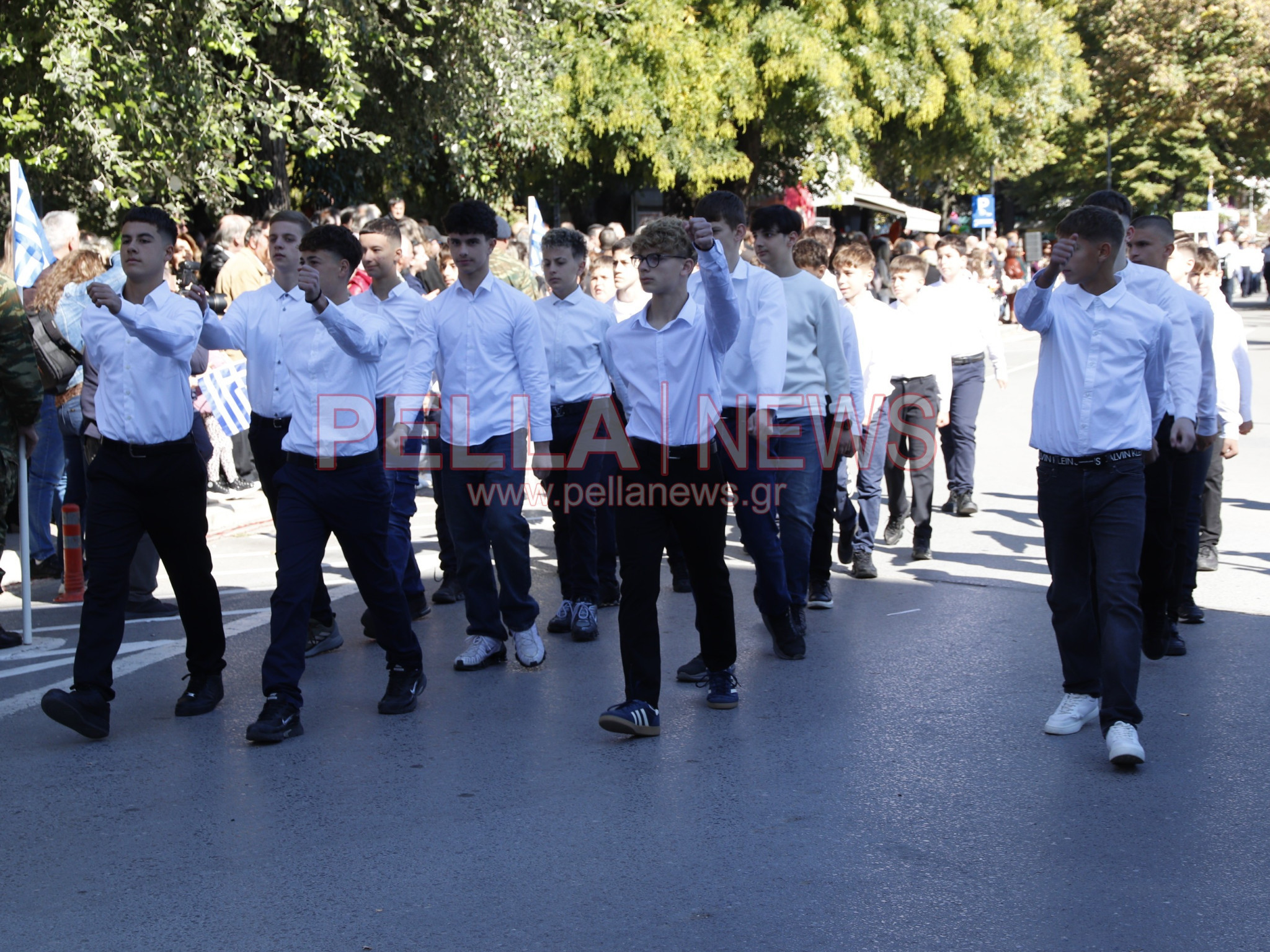 Με κάθε επισημότητα γιορτάστηκε η απελευθέρωση της Έδεσσας. Φωτογραφίες από τα σχολεία