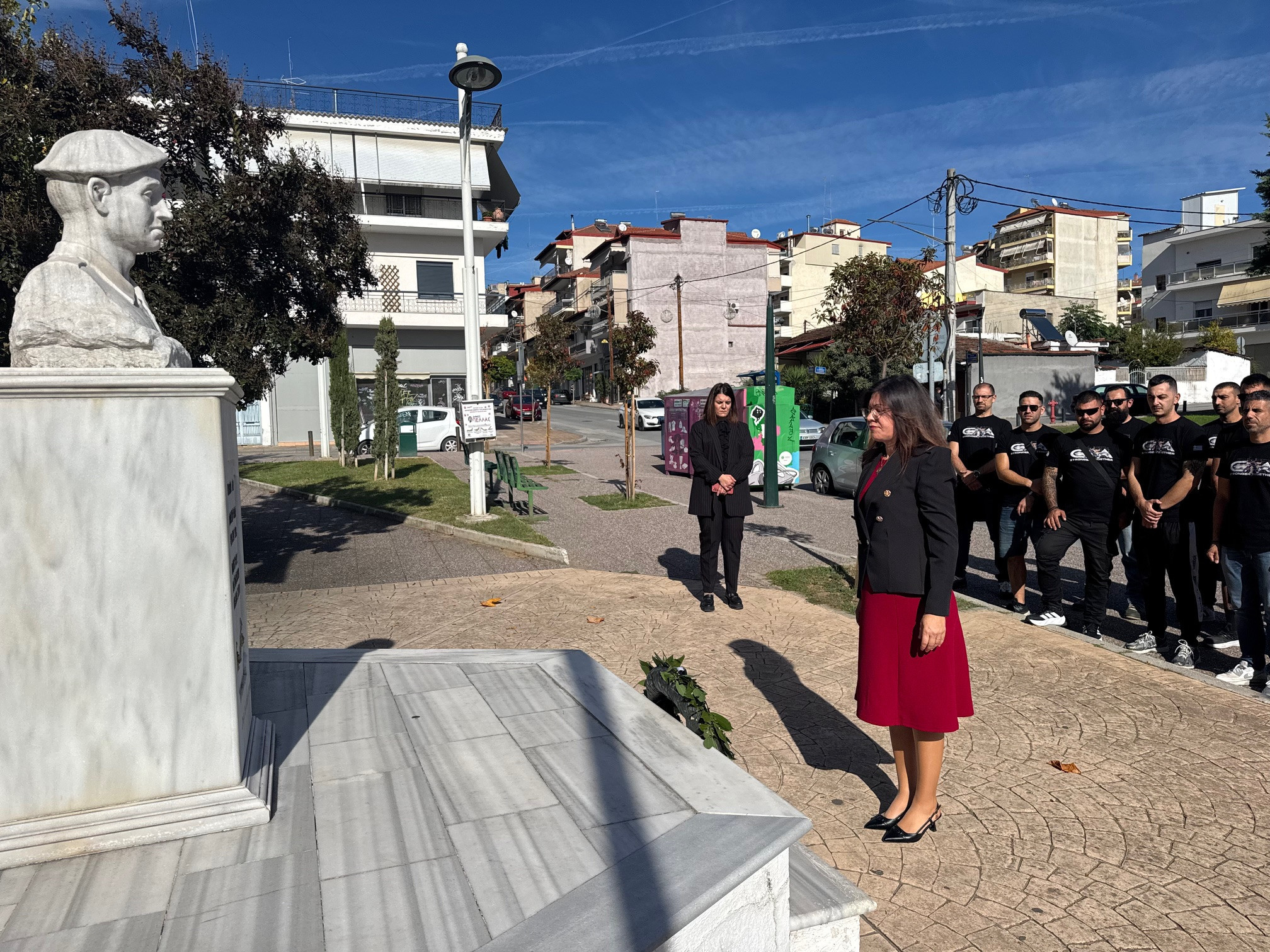 Γιαννιτσά – Πέλλα: Η αποστολή της Αεροσφαίρισης Κύπρου τίμησε τους ήρωες του 1974
