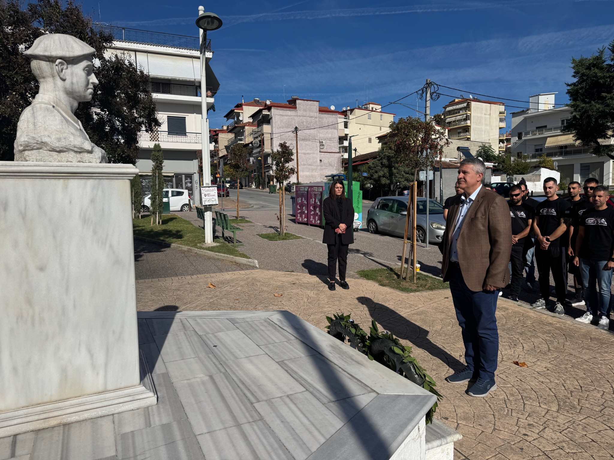 Γιαννιτσά – Πέλλα: Η αποστολή της Αεροσφαίρισης Κύπρου τίμησε τους ήρωες του 1974