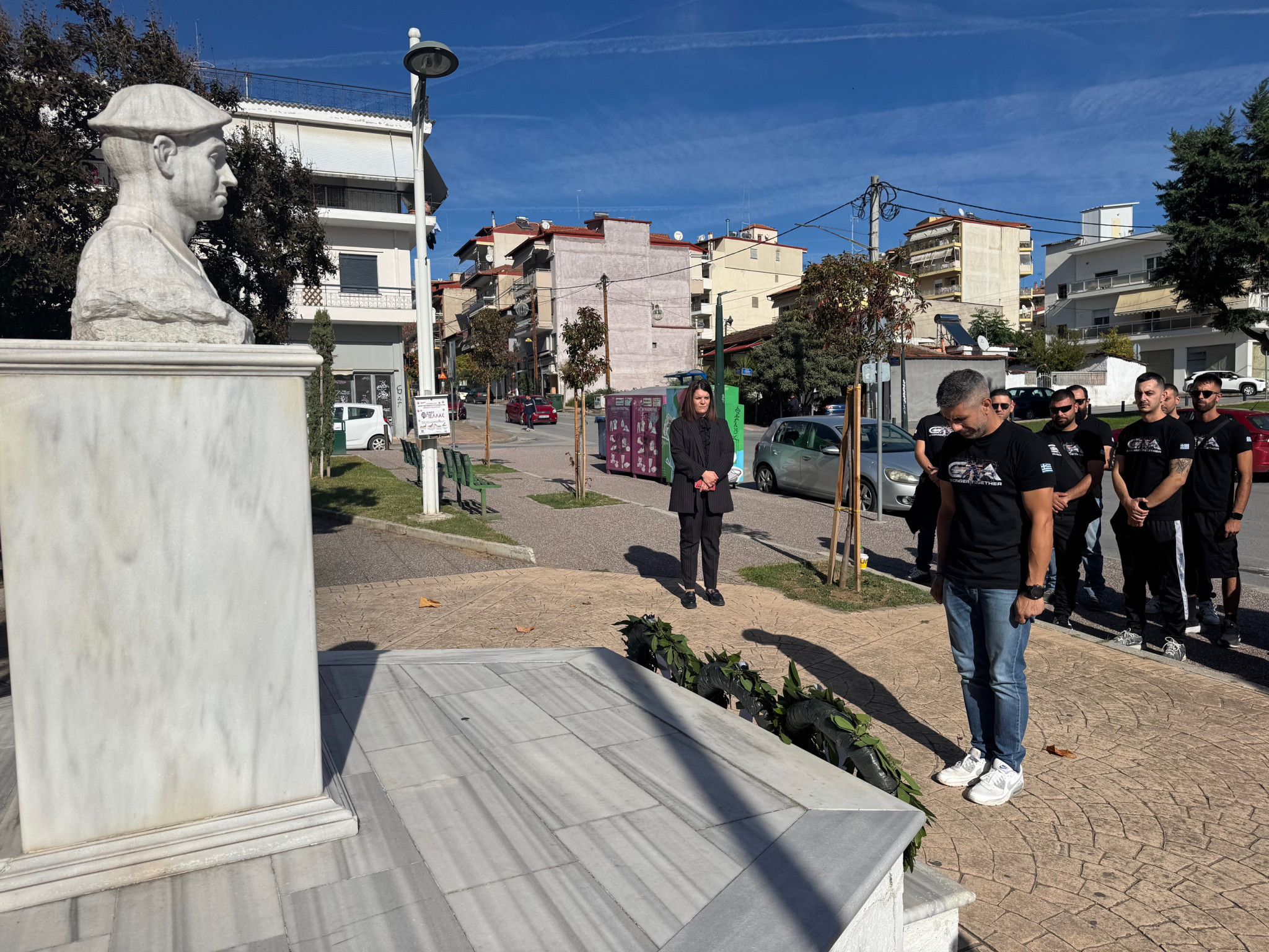 Γιαννιτσά – Πέλλα: Η αποστολή της Αεροσφαίρισης Κύπρου τίμησε τους ήρωες του 1974
