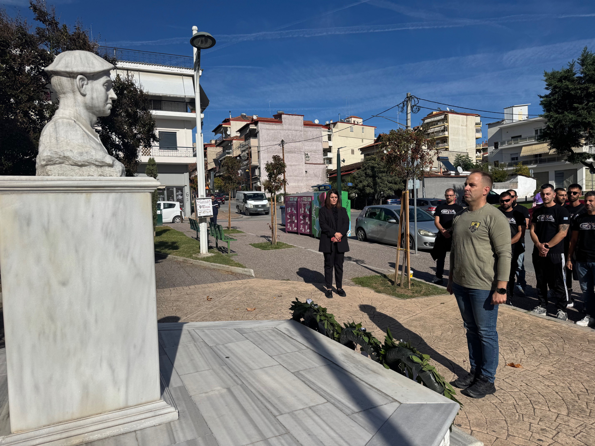 Γιαννιτσά – Πέλλα: Η αποστολή της Αεροσφαίρισης Κύπρου τίμησε τους ήρωες του 1974